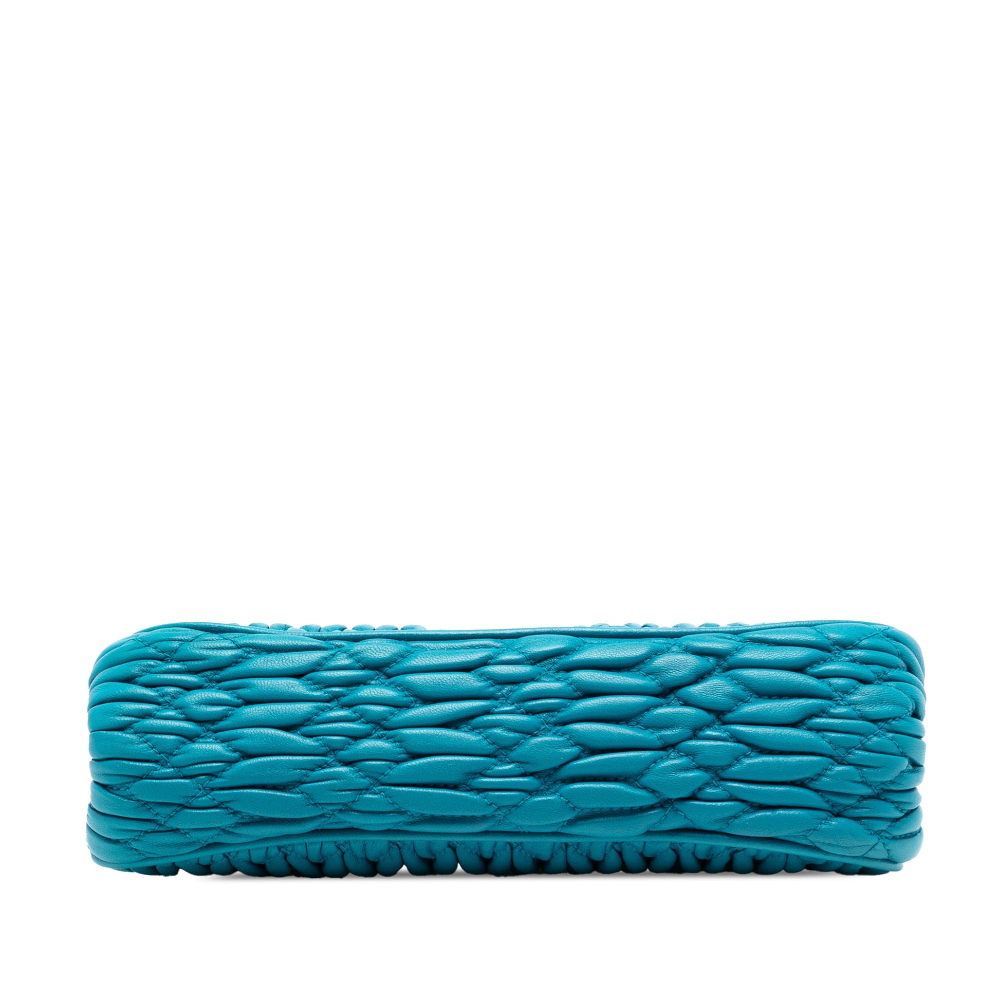 Miu Miu Matelasse Nappa Kiss Lock Frame Clutch