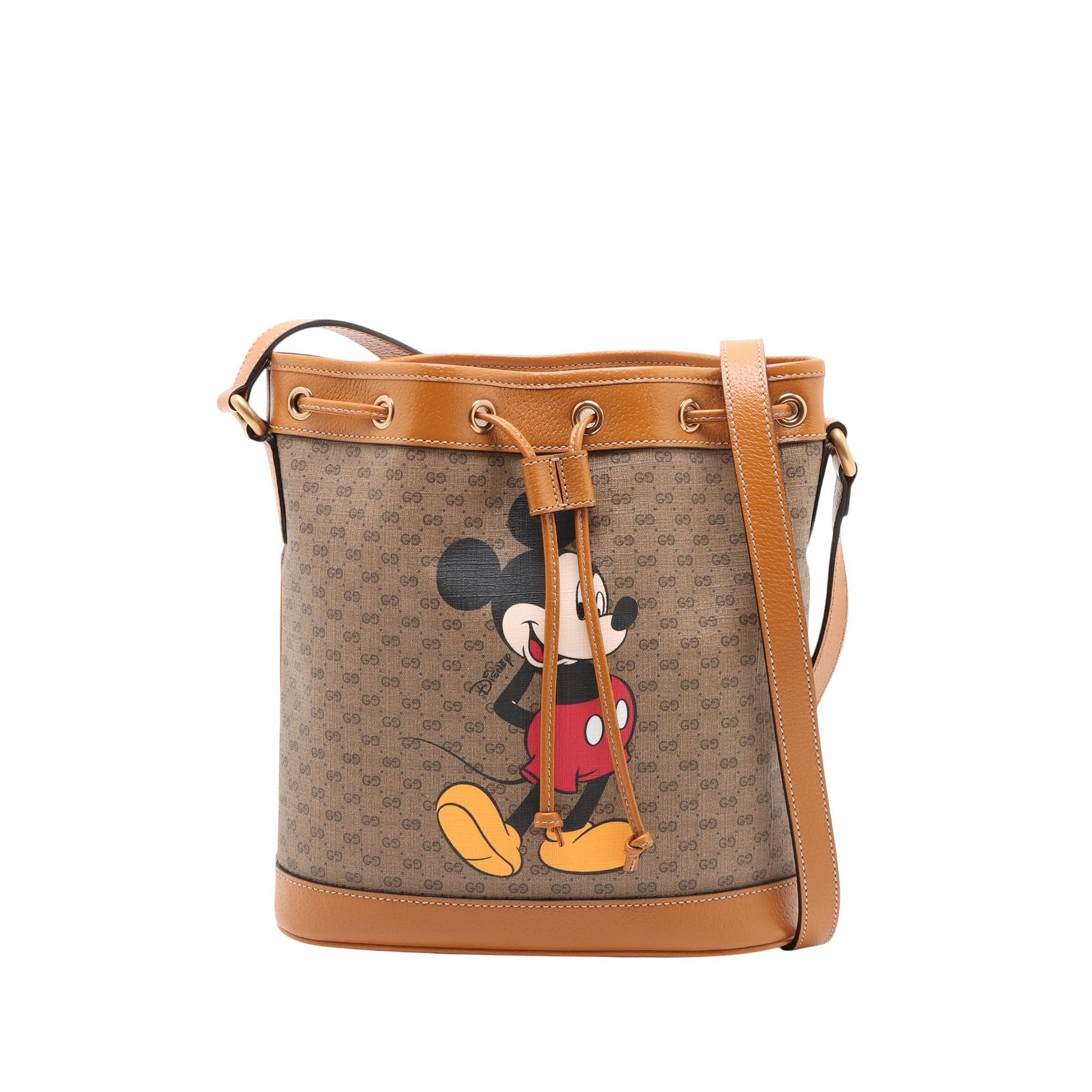 Gucci Micro GG Supreme Mickey Mouse Bucket Bag