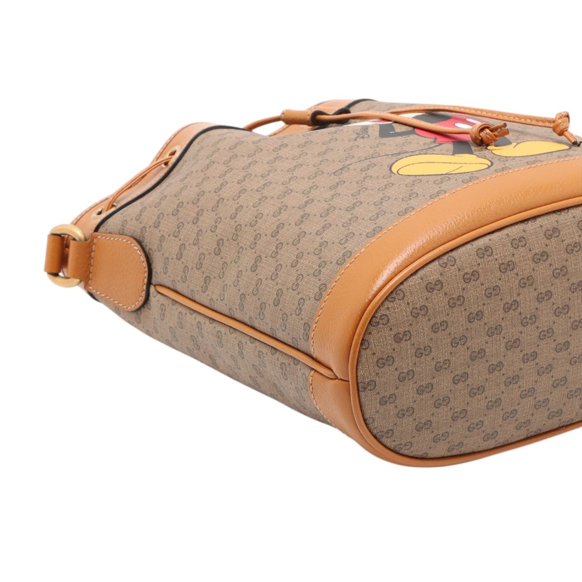 Gucci Micro GG Supreme Mickey Mouse Bucket Bag