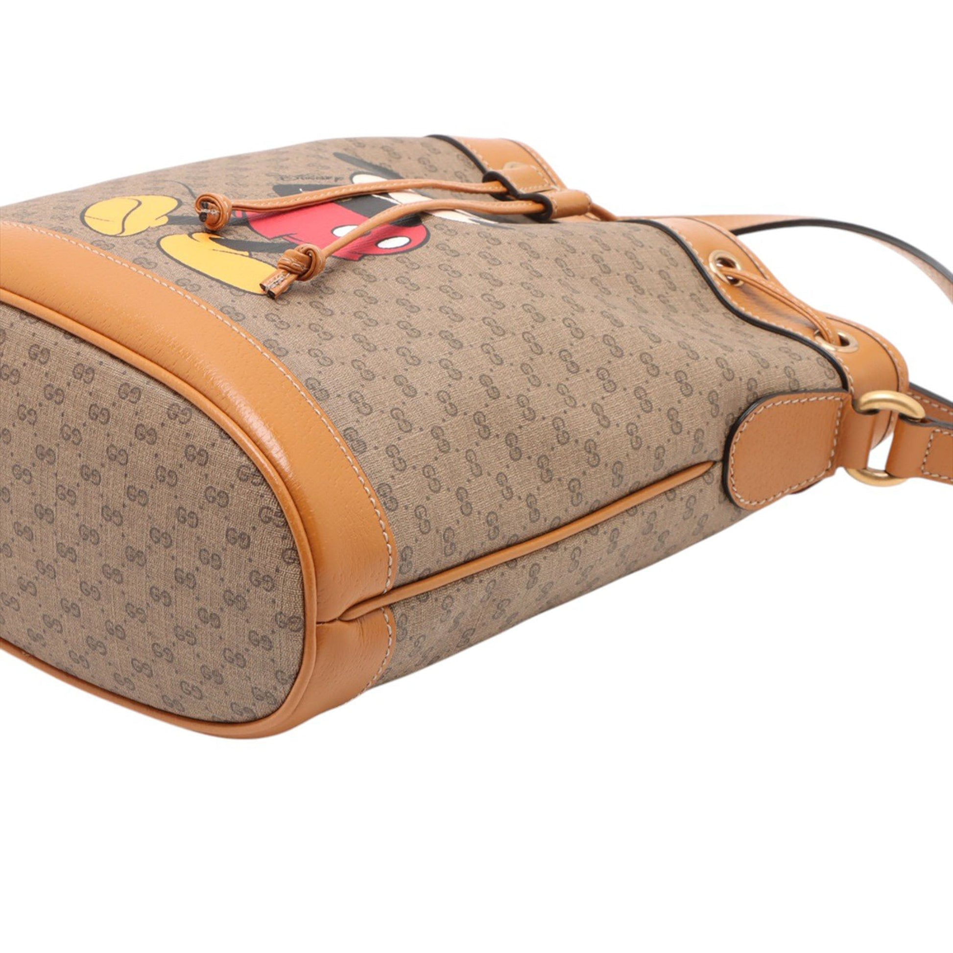 Gucci Micro GG Supreme Mickey Mouse Bucket Bag