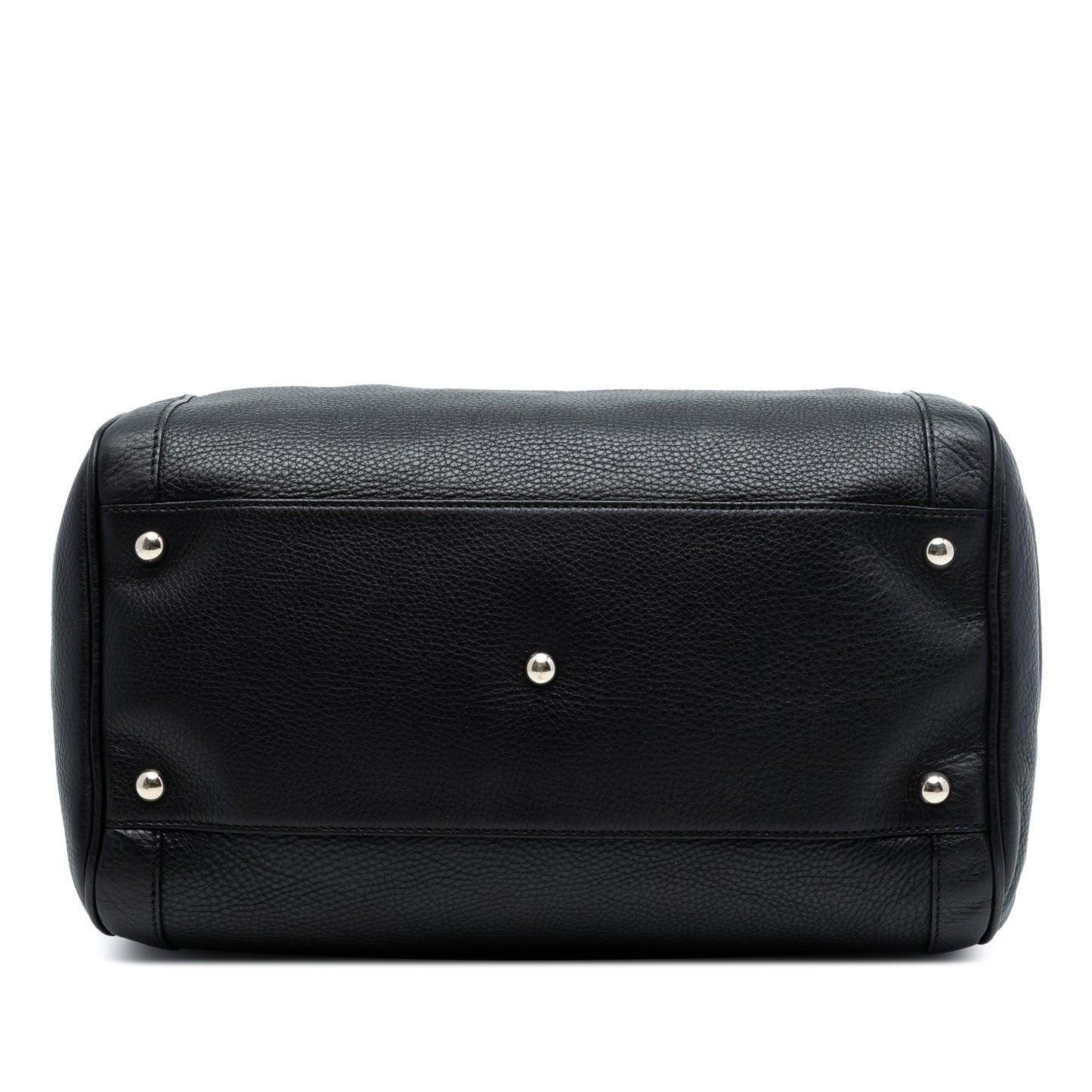 Gucci Medium Pebbled Calfskin Soho Boston Bag