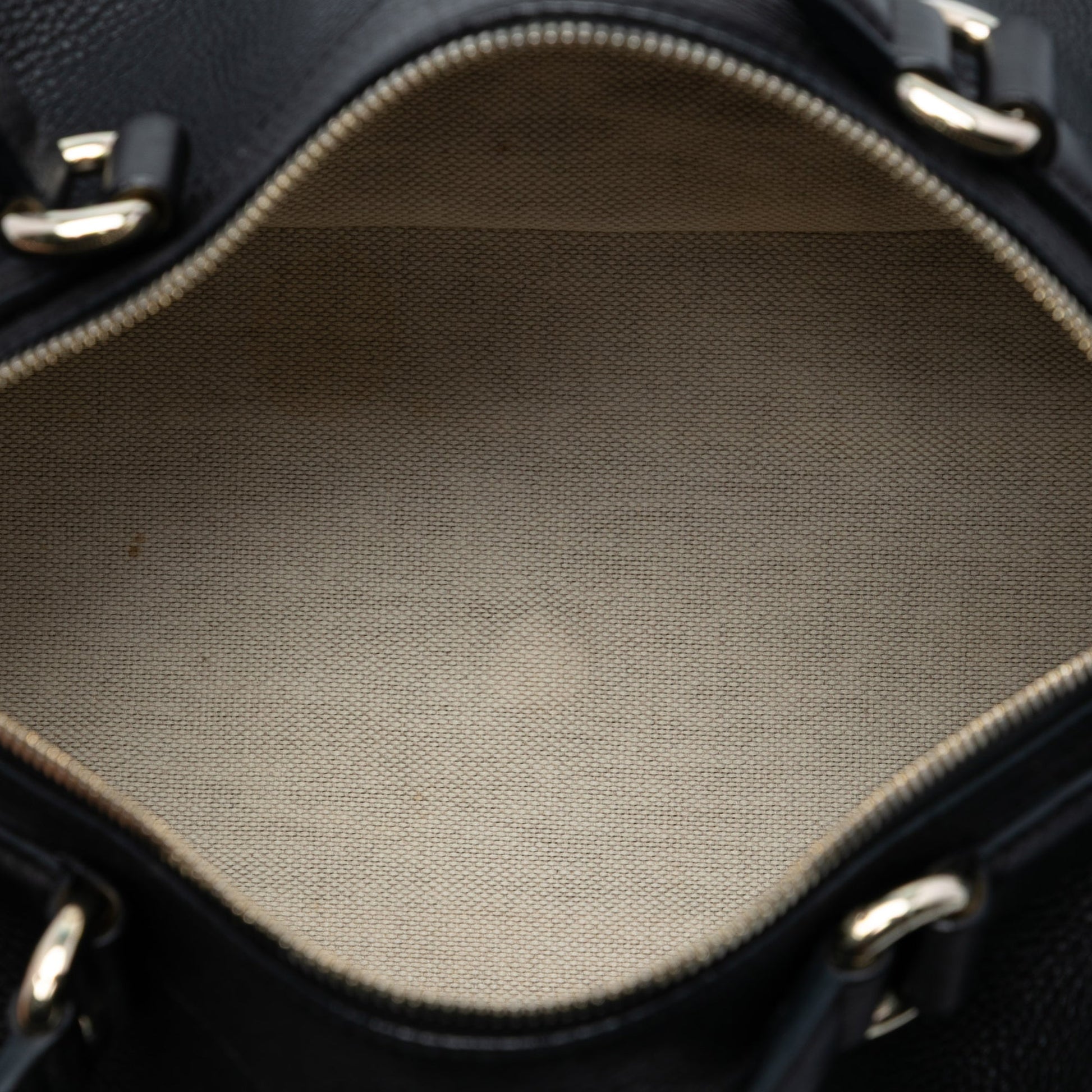Gucci Medium Pebbled Calfskin Soho Boston Bag