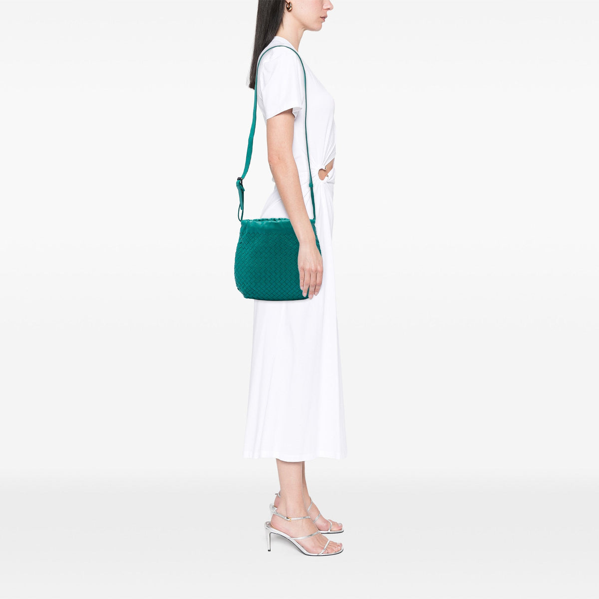 Bottega Veneta Nappa Intrecciato Drawstring Crossbody