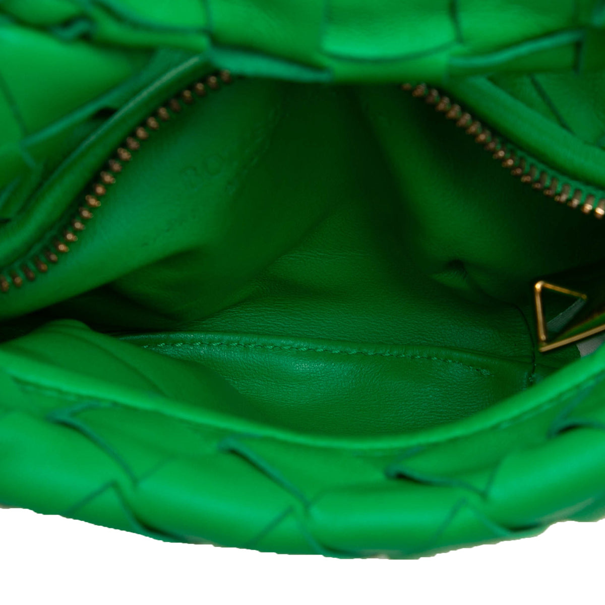 Bottega Veneta Candy Nappa Intrecciato Jodie — Green