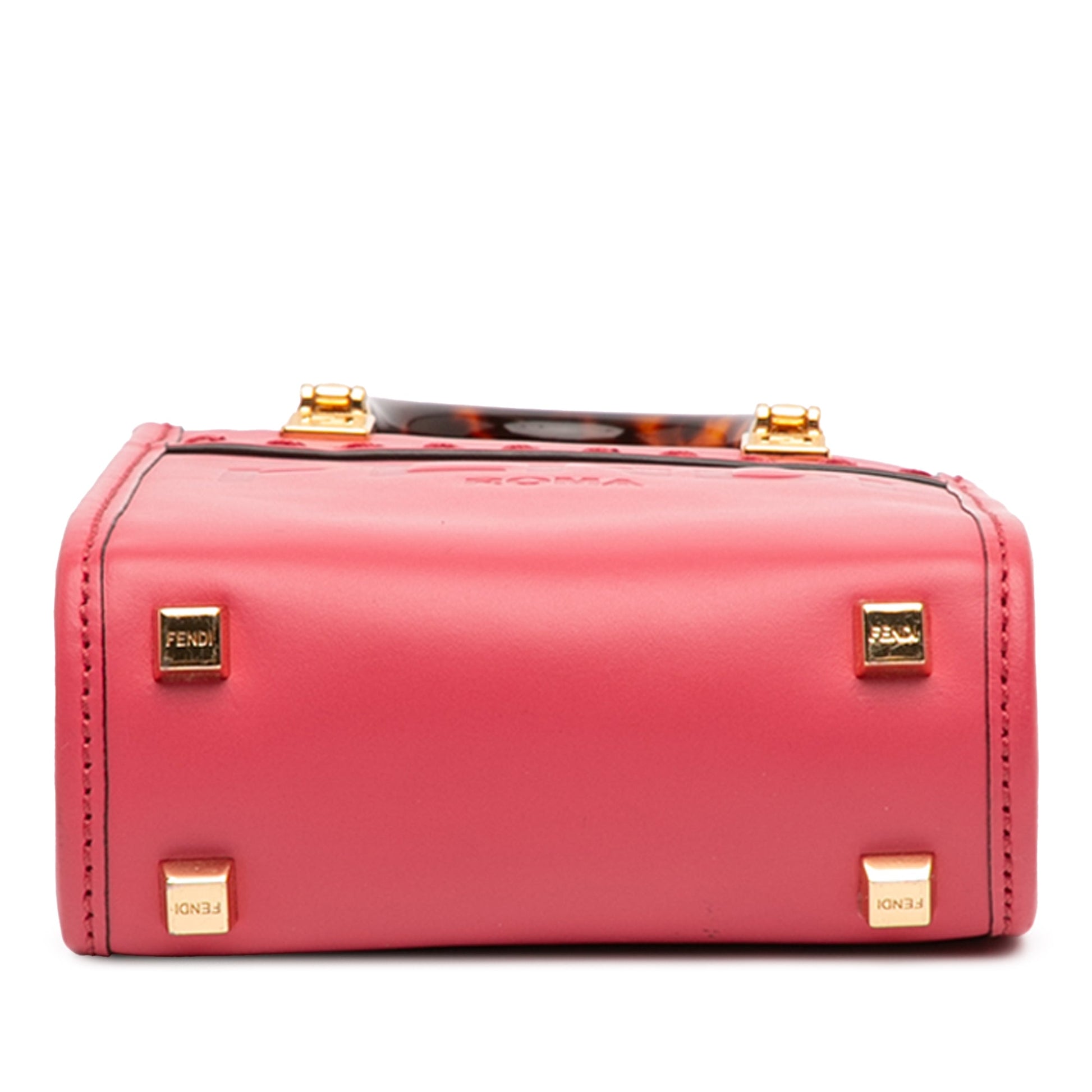 Fendi Mini Leather Sunshine Shopper Tote