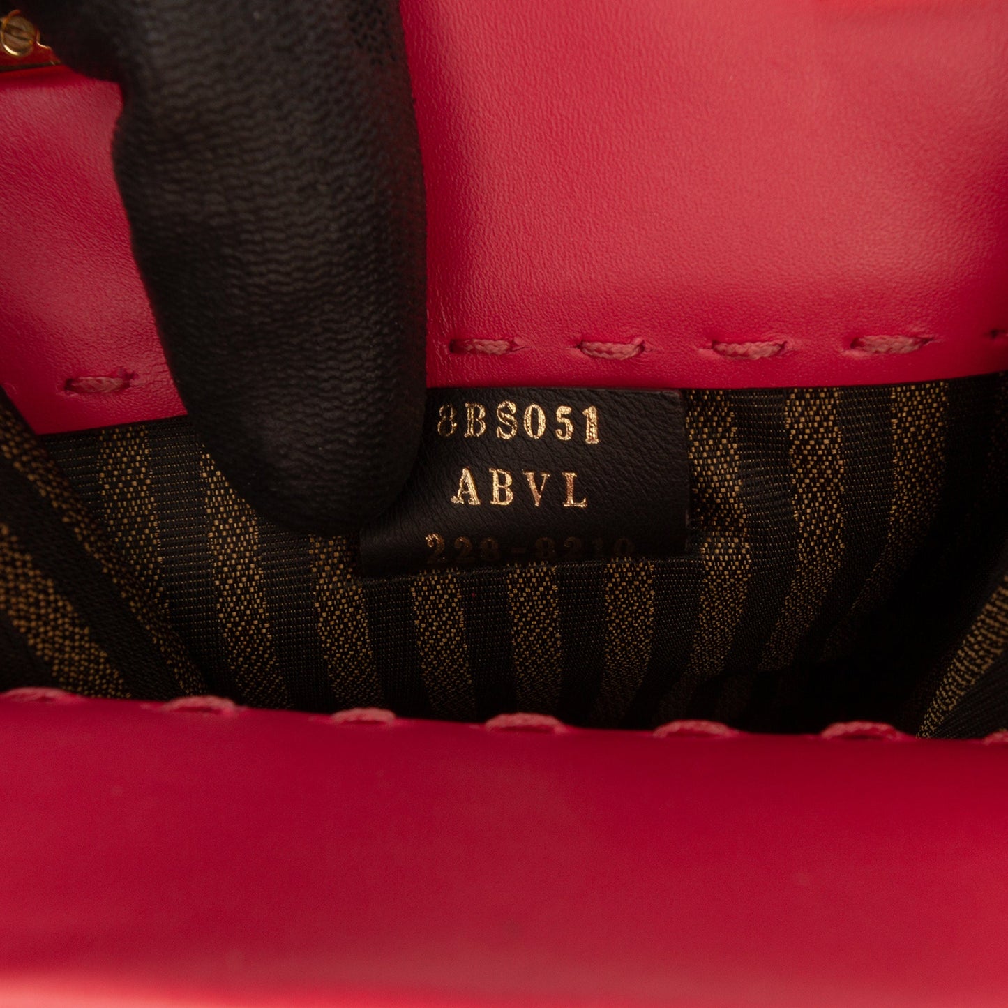 Fendi Mini Leather Sunshine Shopper Tote