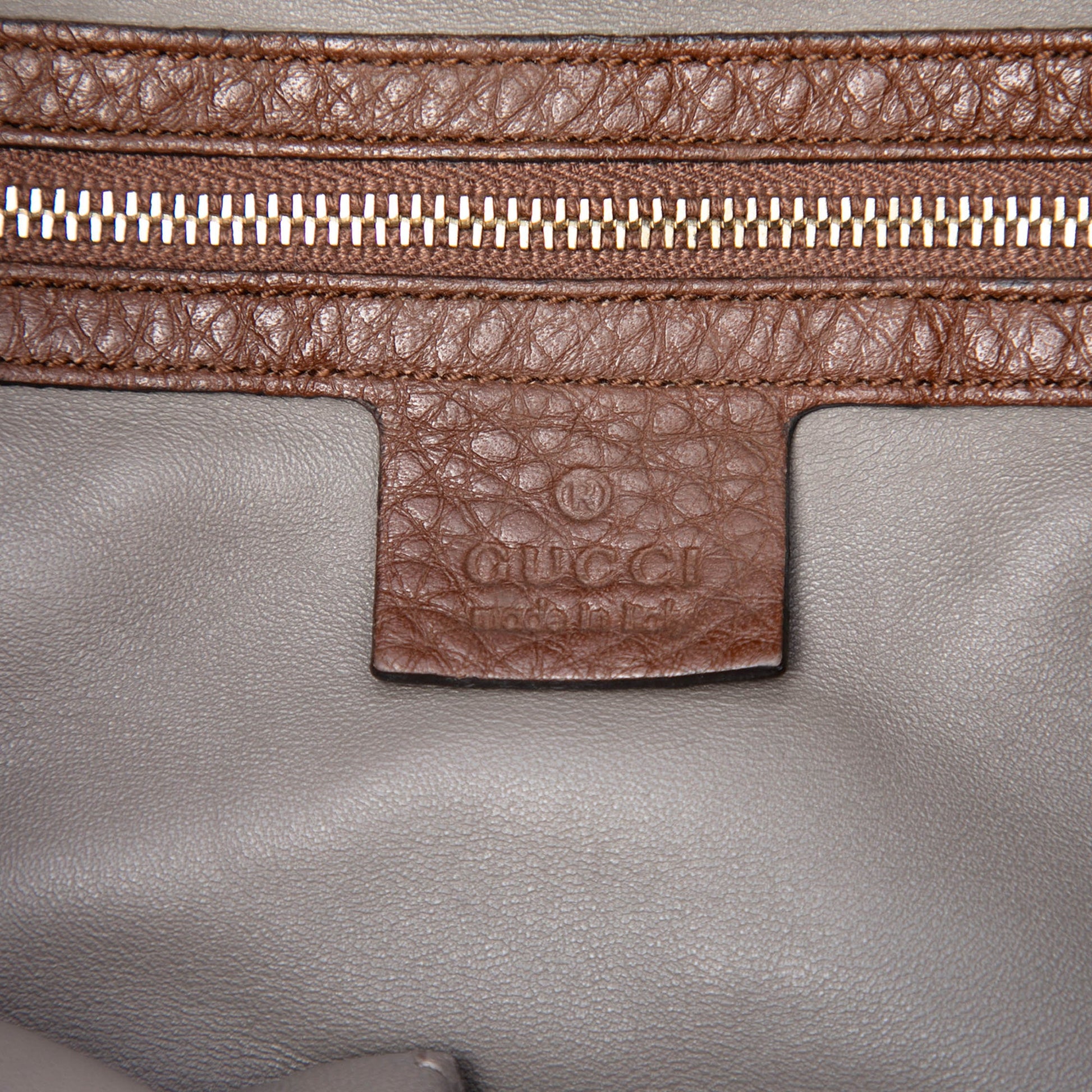 Gucci Calfskin Lady Tassel Bucket Bag