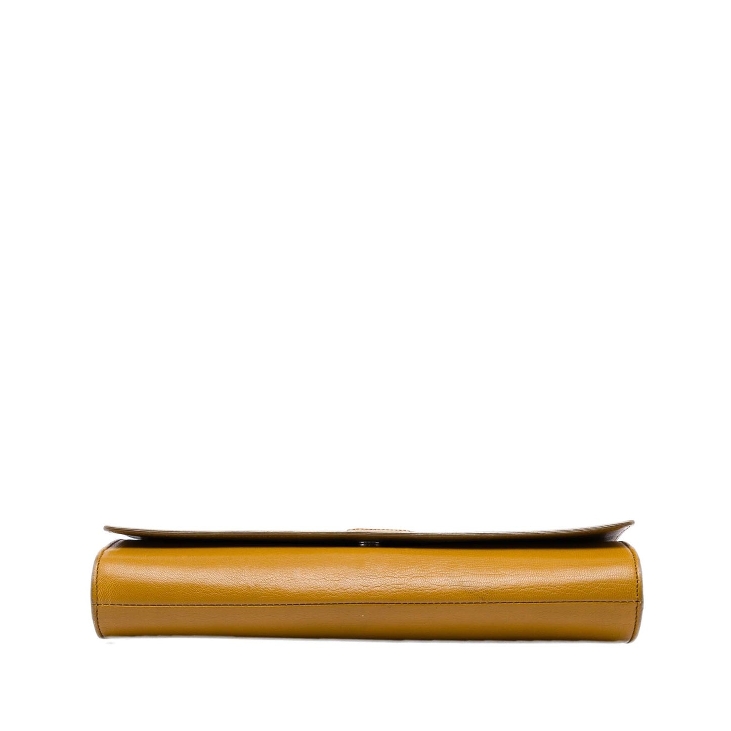 Saint Laurent Large Textured Calfskin Monogram Belle De Jour Clutch