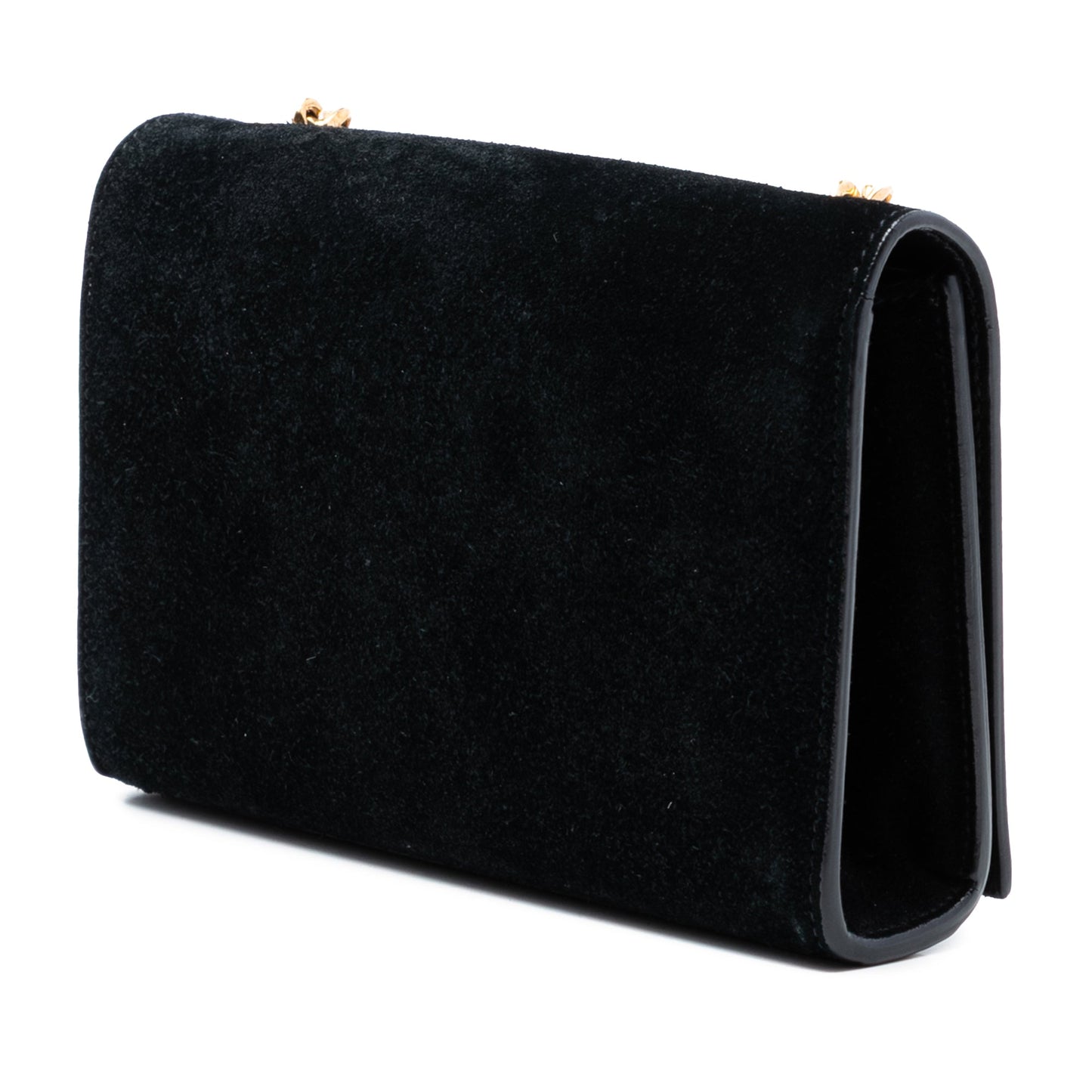 Small Suede Monogram Kate Tassel Crossbody