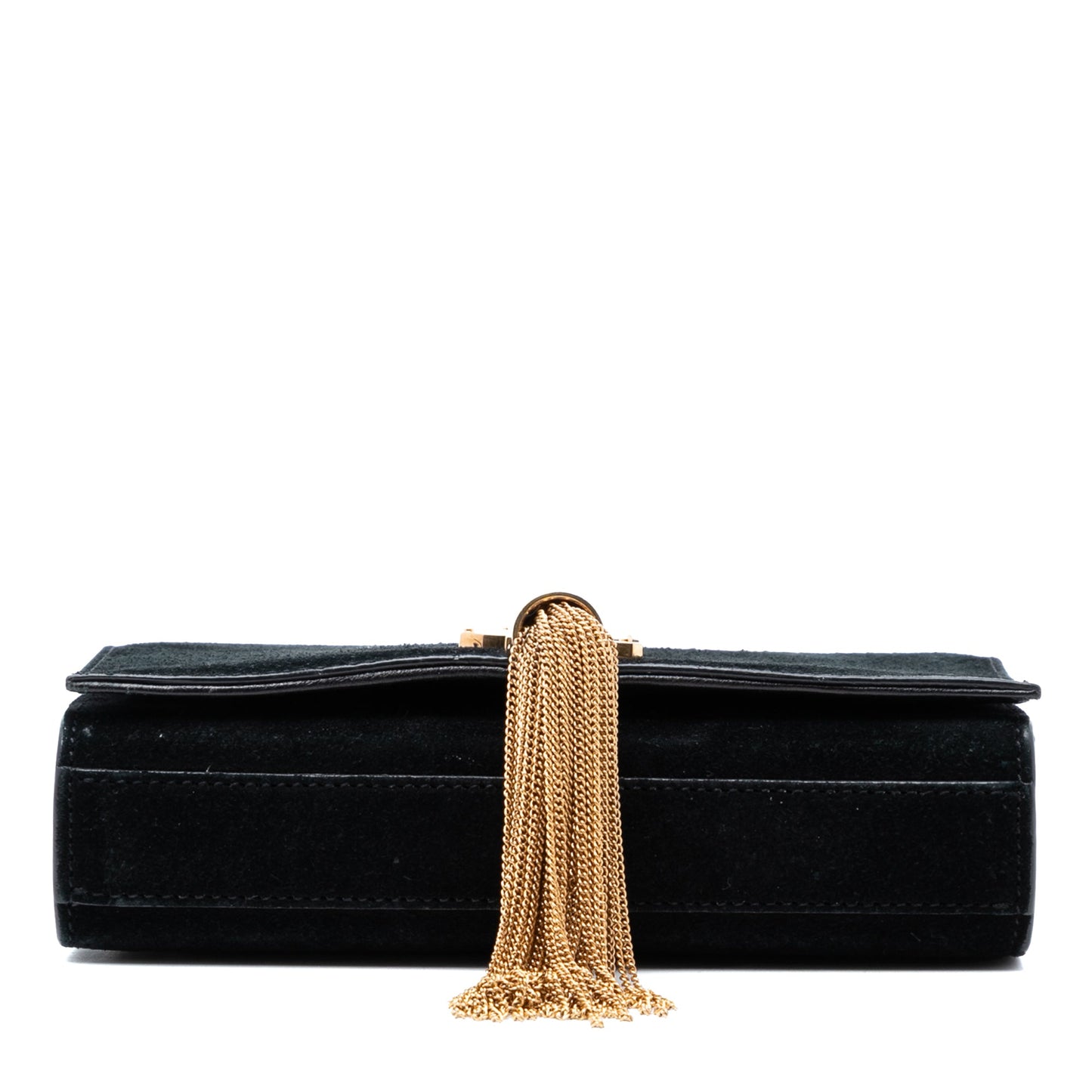Small Suede Monogram Kate Tassel Crossbody