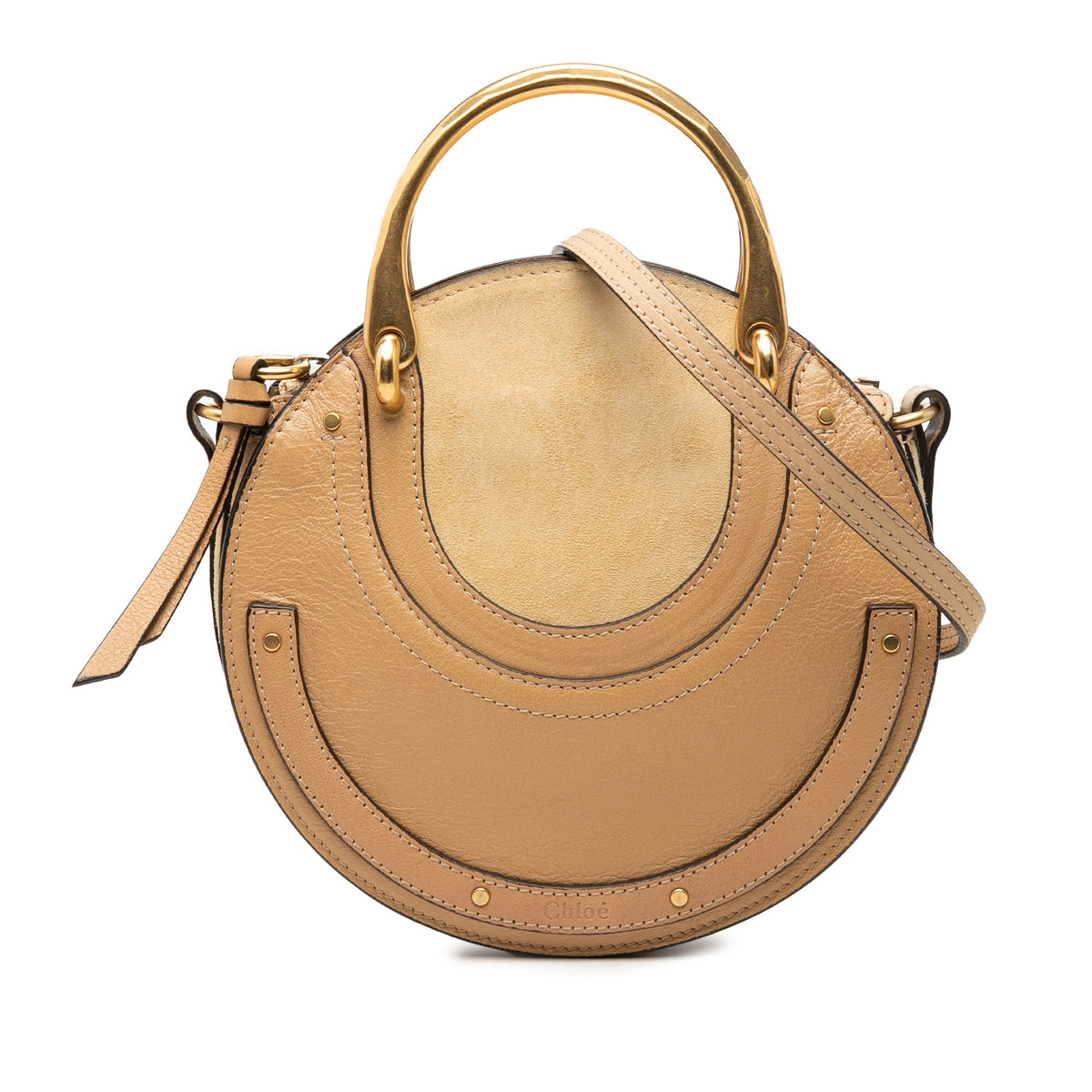 Chloé Small Calfskin and Suede Pixie Satchel
