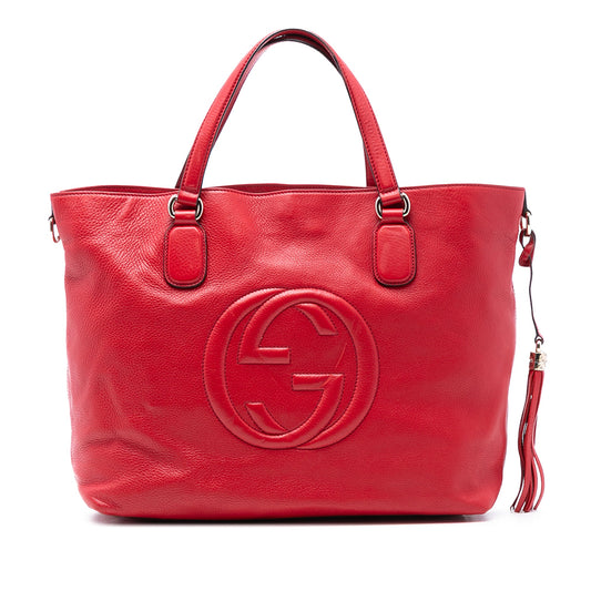 Gucci Large Leather Soho Working Tote
