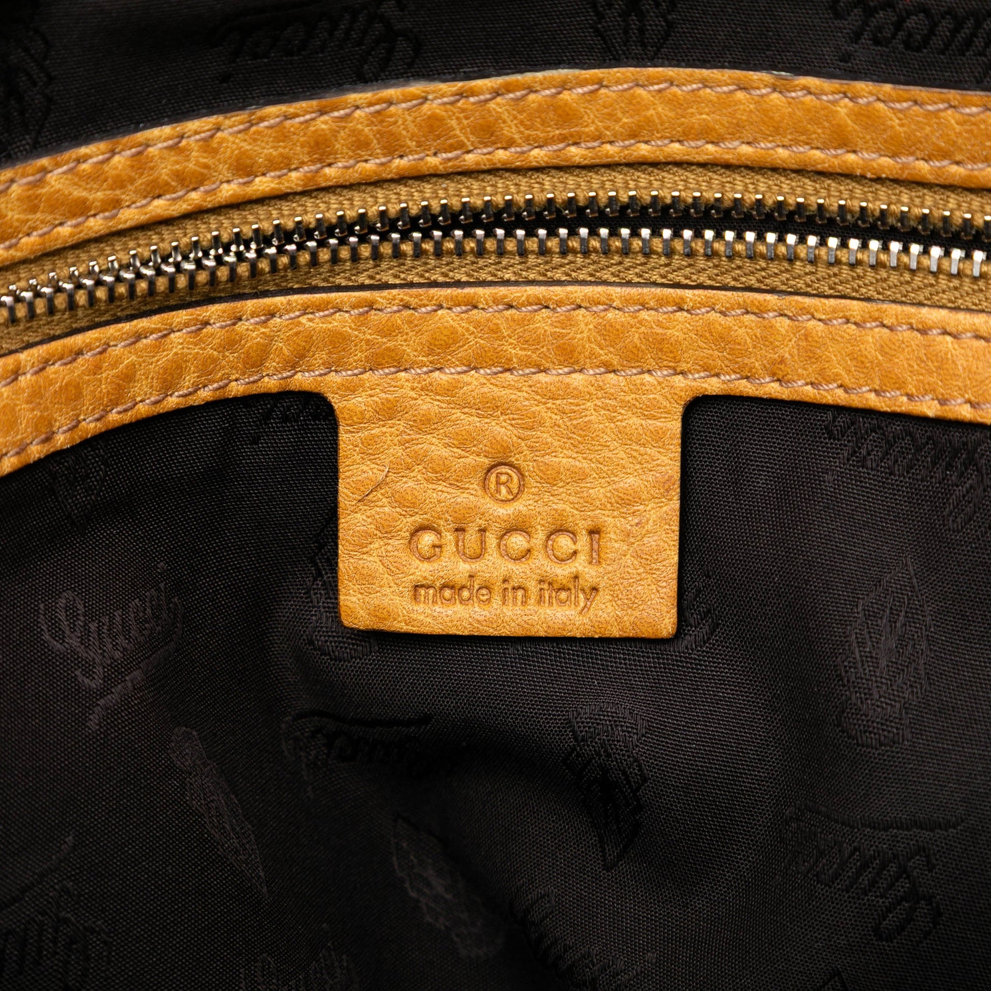 Gucci Large GG Canvas Bamboo Libeccio Tote