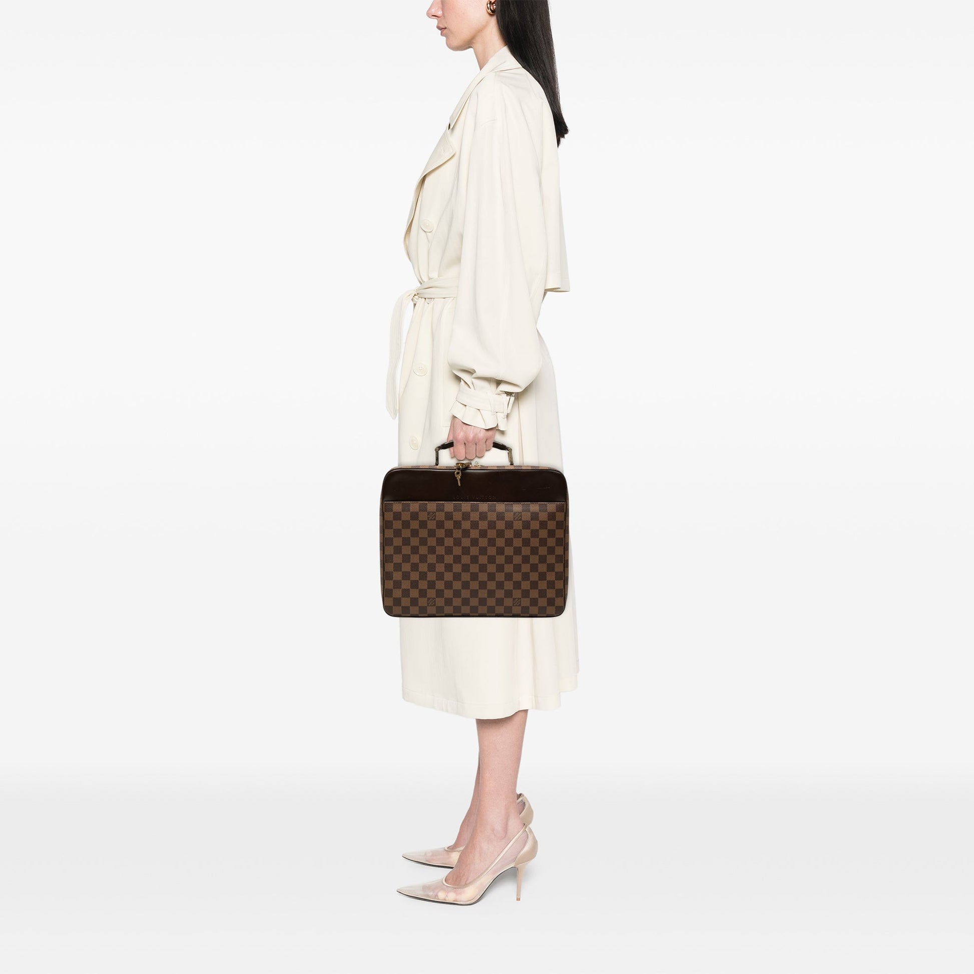 Louis Vuitton Damier Ebene Porte Ordinateur Sabana