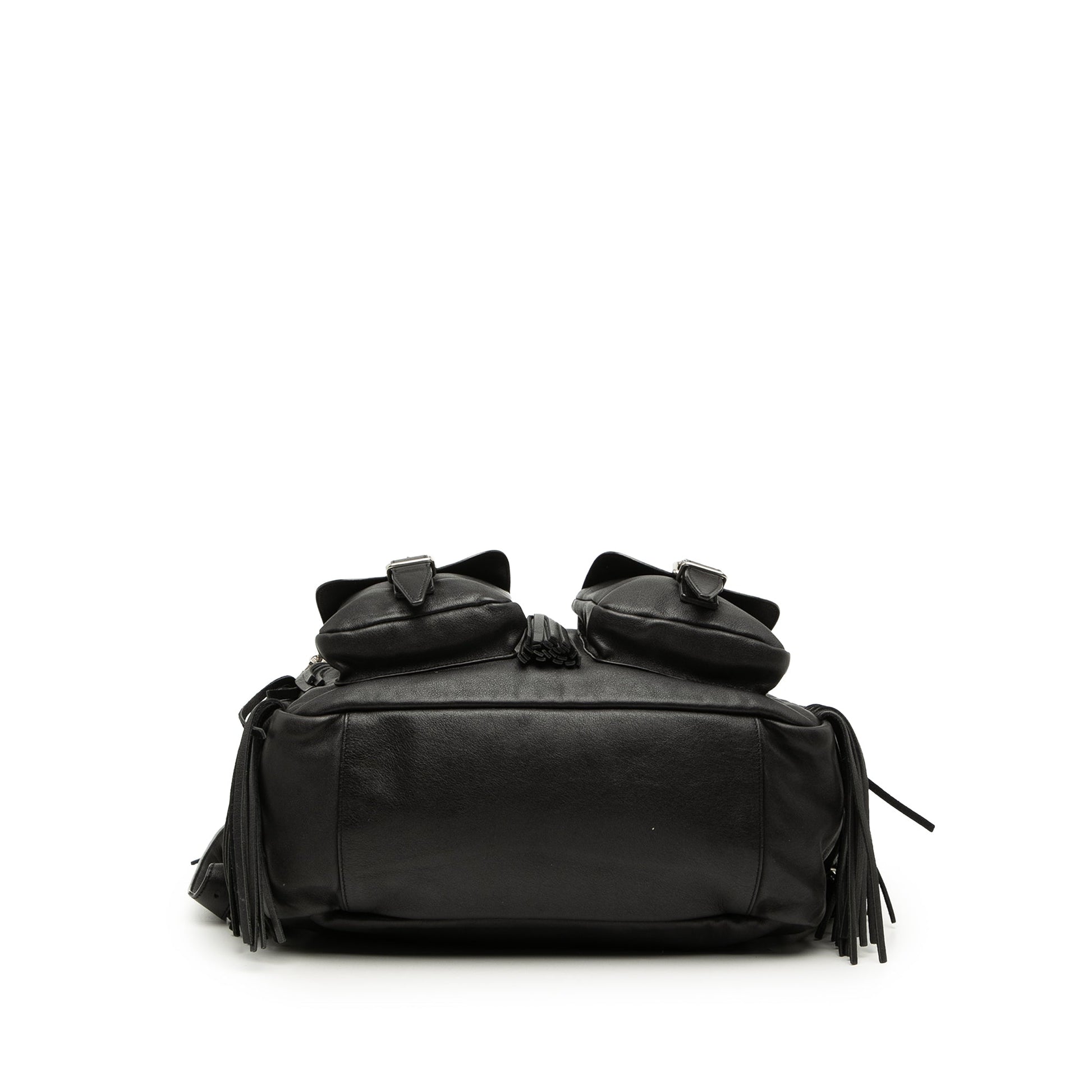 Saint Laurent Calfskin Fringe Festival Backpack