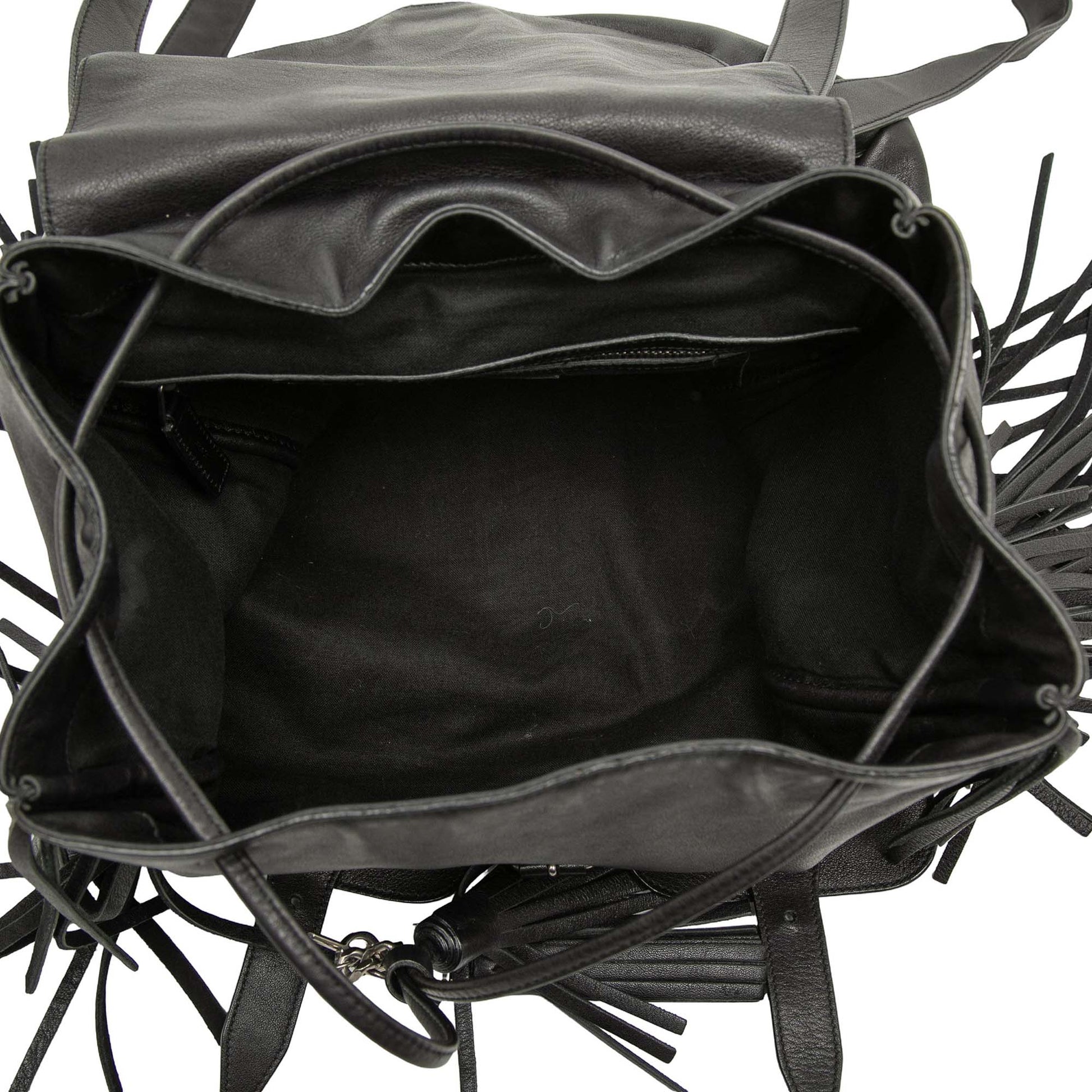 Saint Laurent Calfskin Fringe Festival Backpack