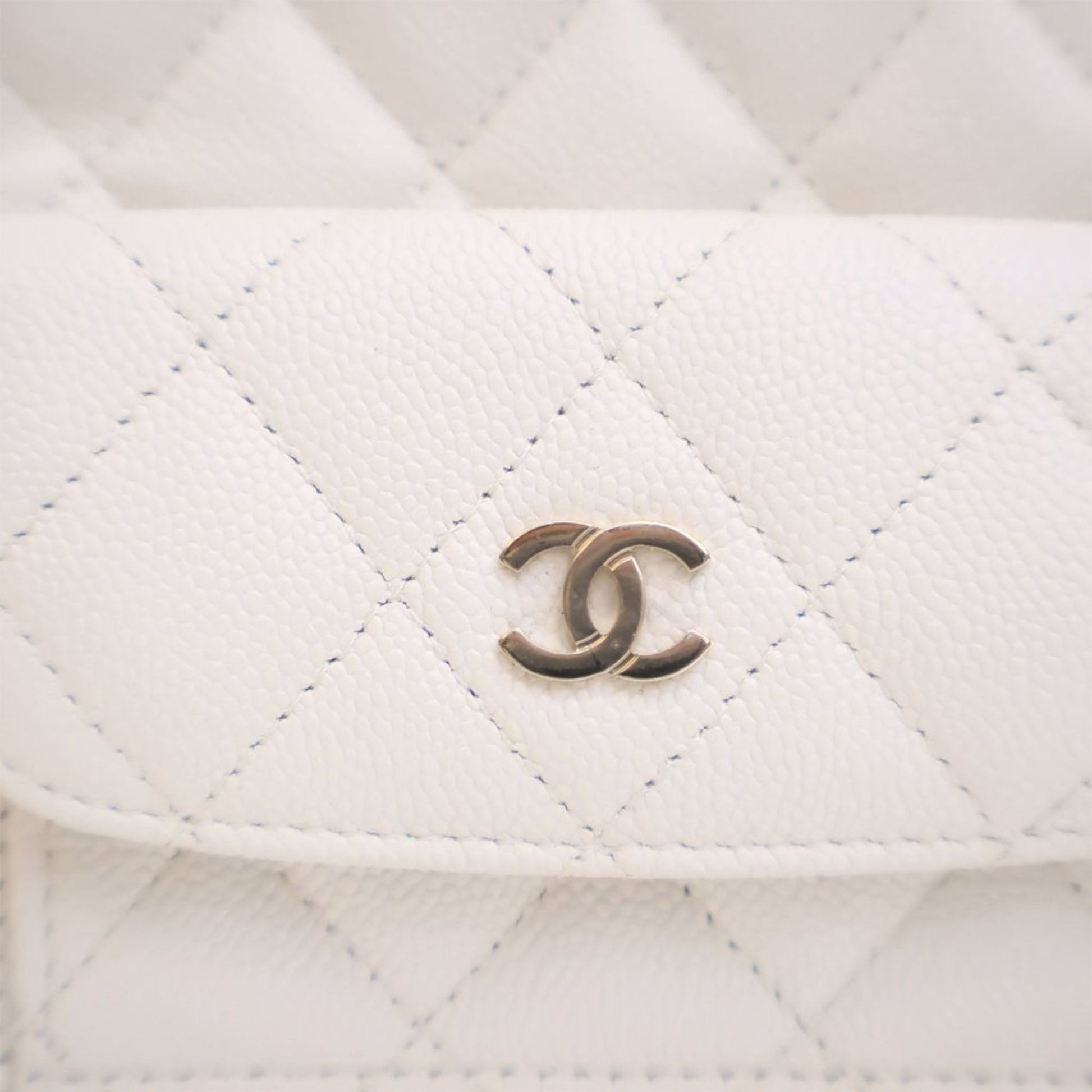 Chanel Mini CC Quilted Caviar Backpack