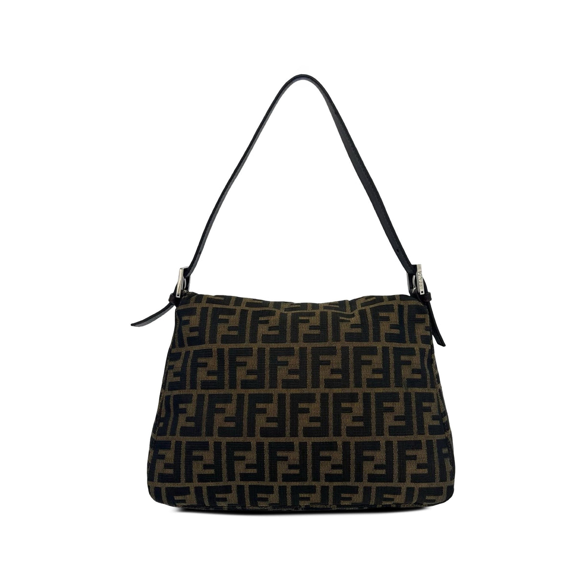 Fendi Zucca Canvas Mamma Forever — Brown