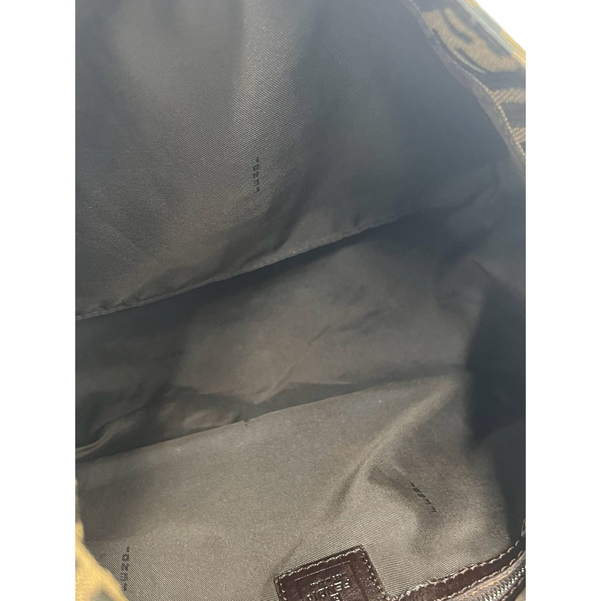 Fendi Zucca Canvas Mamma Forever — Brown