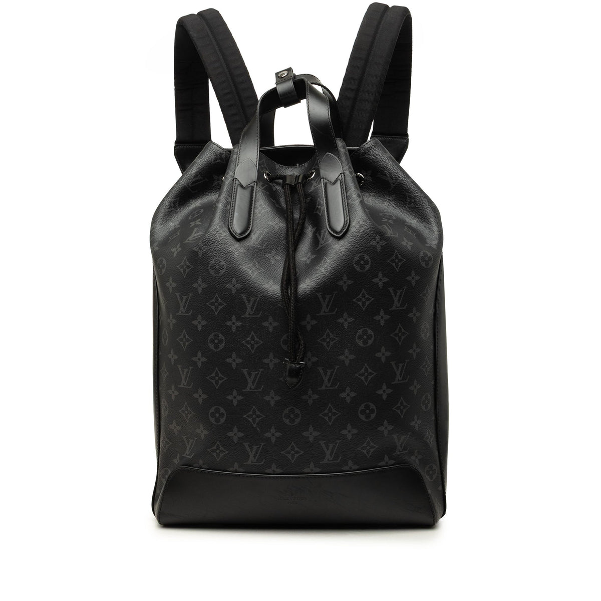 Louis Vuitton Monogram Eclipse Explorer Backpack — Black