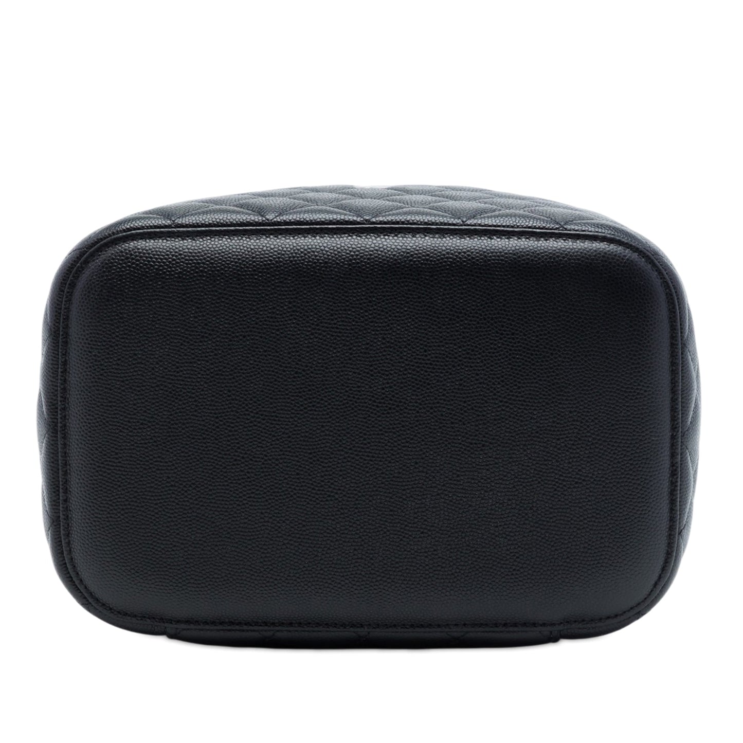 Chanel Medium CC Quilted  Caviar Vanity Case