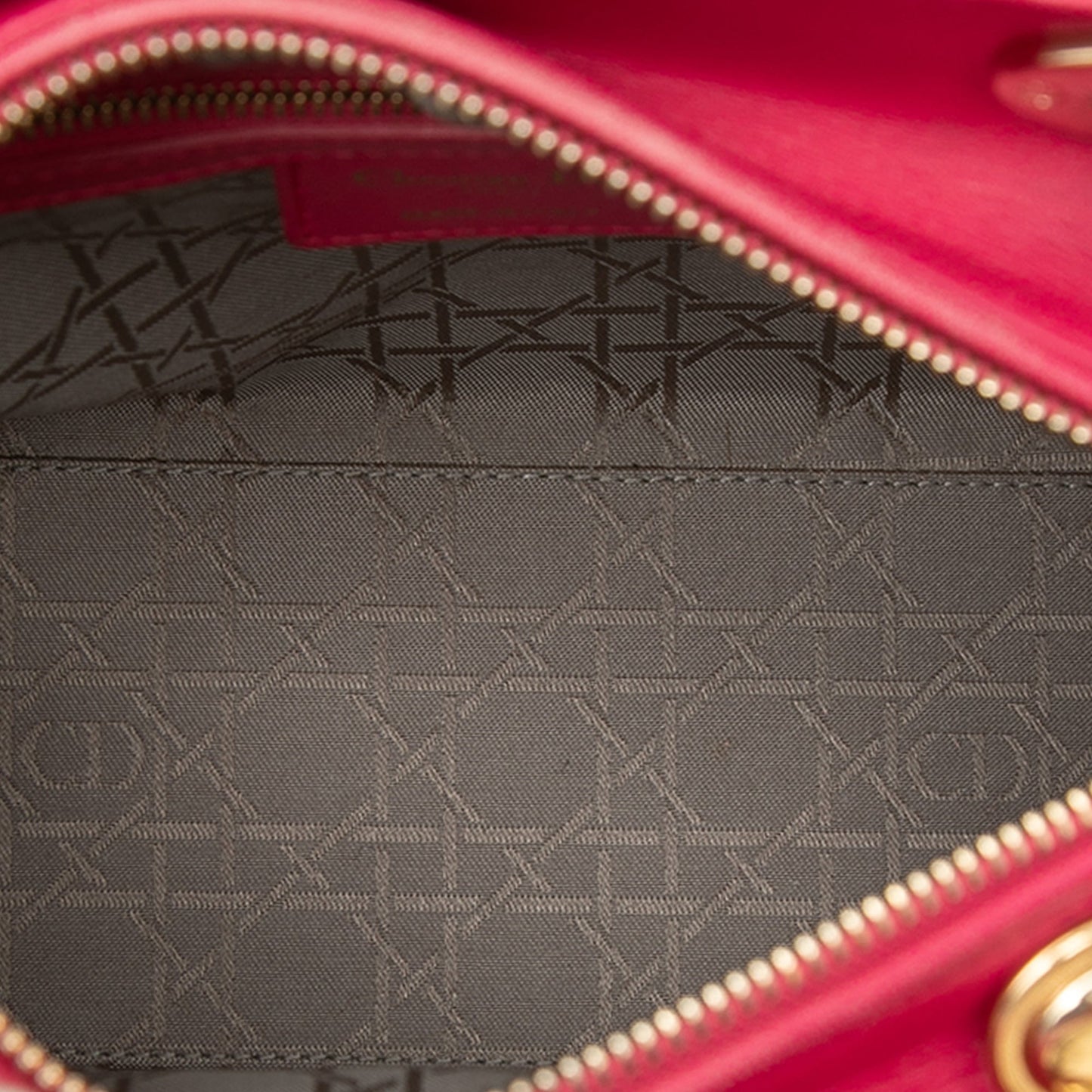 Dior Medium Lambskin Cannage Lady Dior