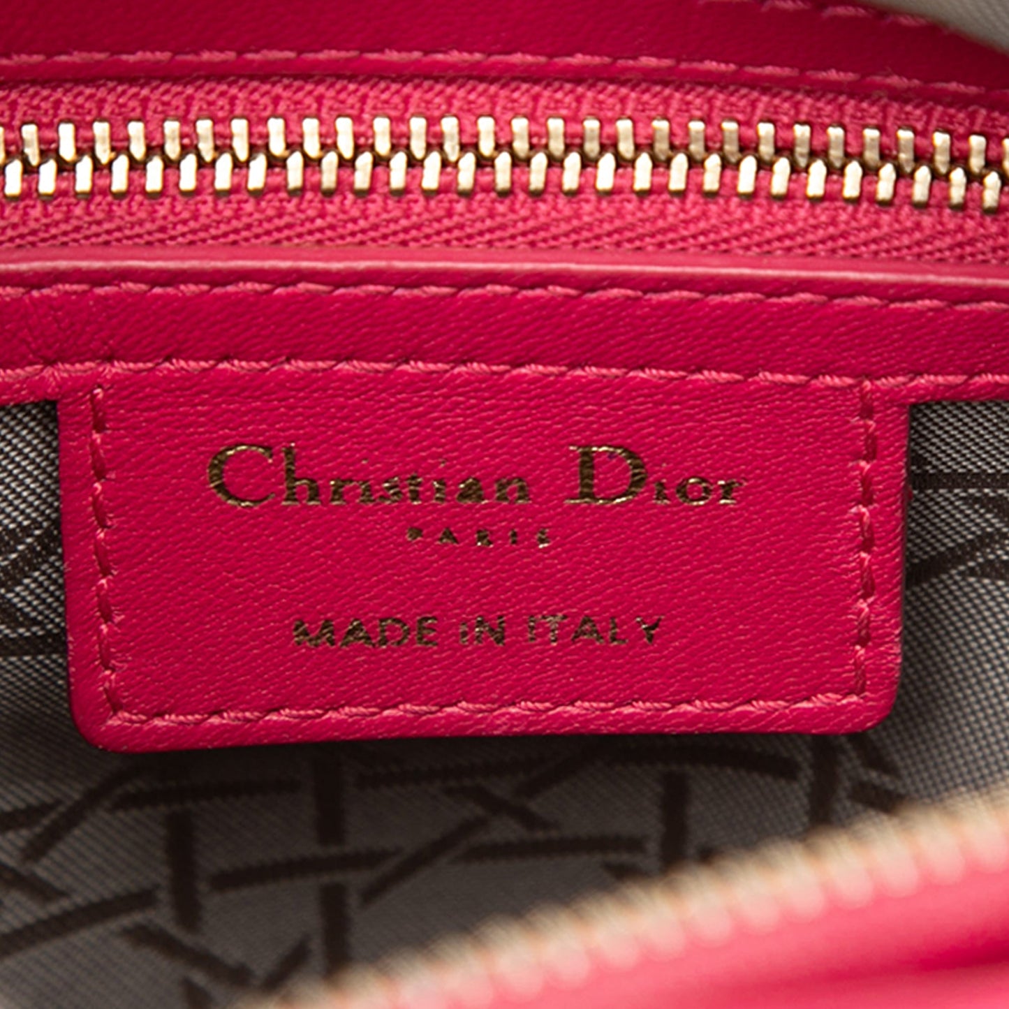 Dior Medium Lambskin Cannage Lady Dior