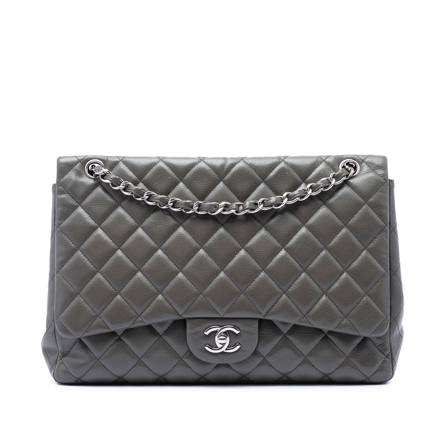 Chanel Maxi Classic Caviar Single Flap