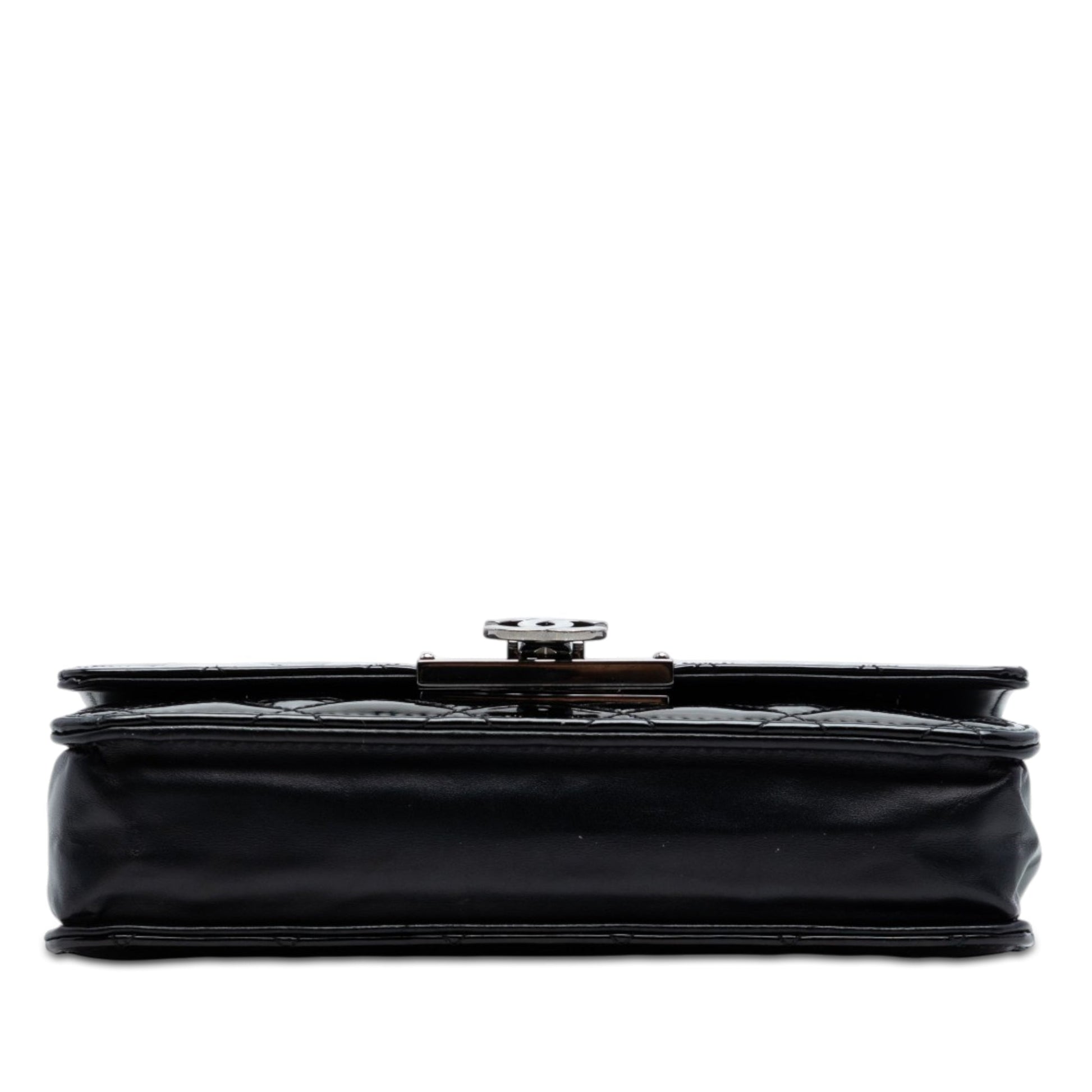 Chanel Quilted Patent Golden Class Wallet on Chain