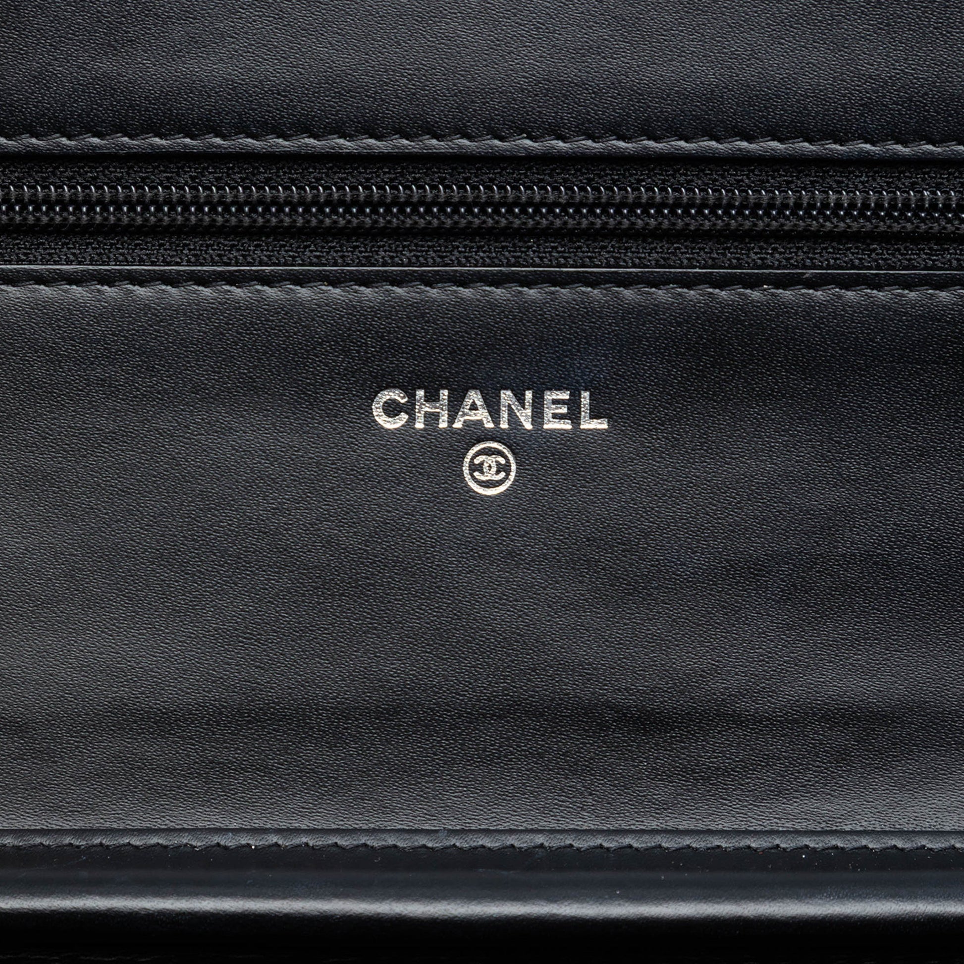 Chanel Quilted Patent Golden Class Wallet on Chain