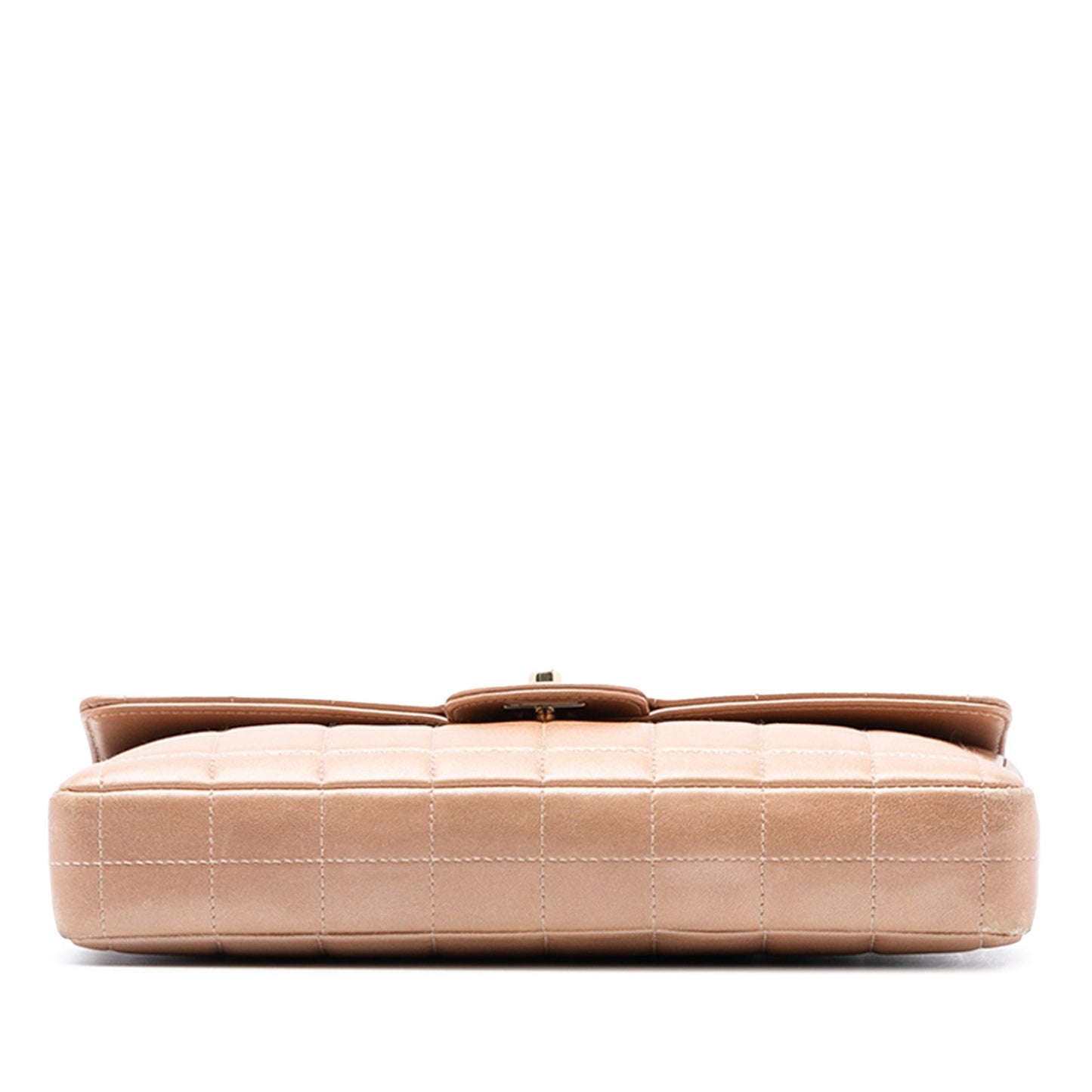 Chanel CC Choco Bar Lambskin East West Flap