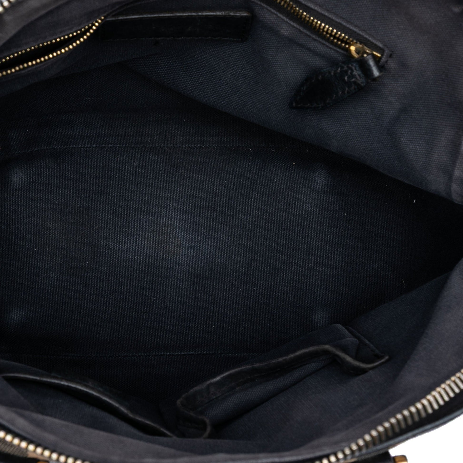 Burberry Small Leather Trimmed House Check Canvas Bridle Orchard Satchel