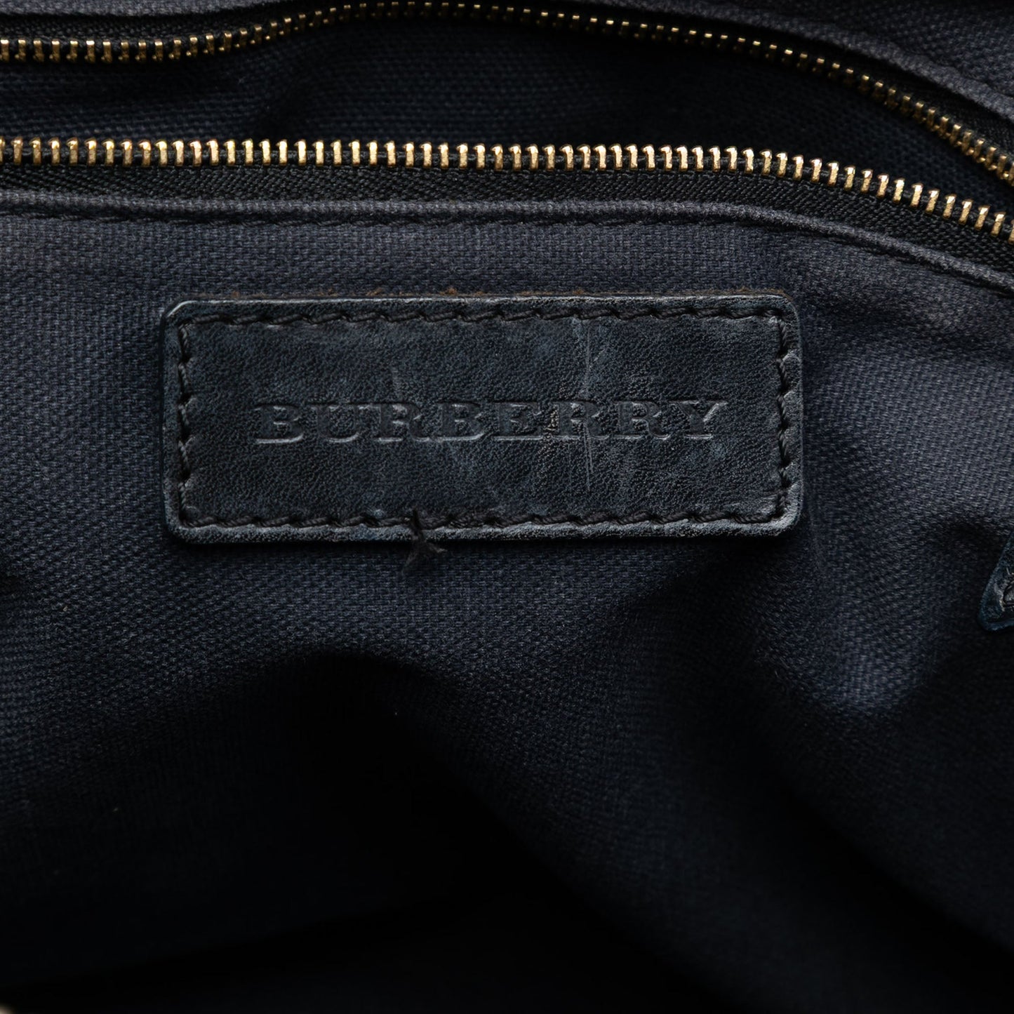 Burberry Small Leather Trimmed House Check Canvas Bridle Orchard Satchel
