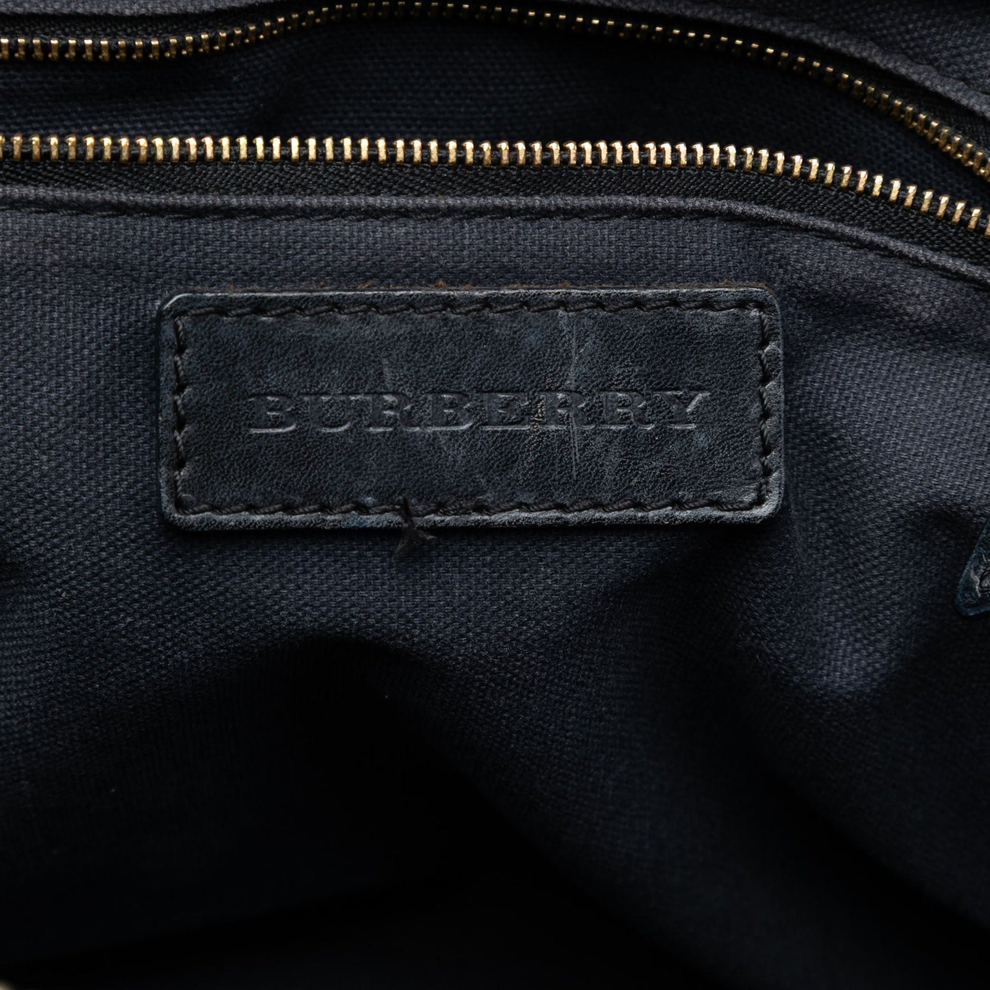 Burberry Small Leather Trimmed House Check Canvas Bridle Orchard Satchel
