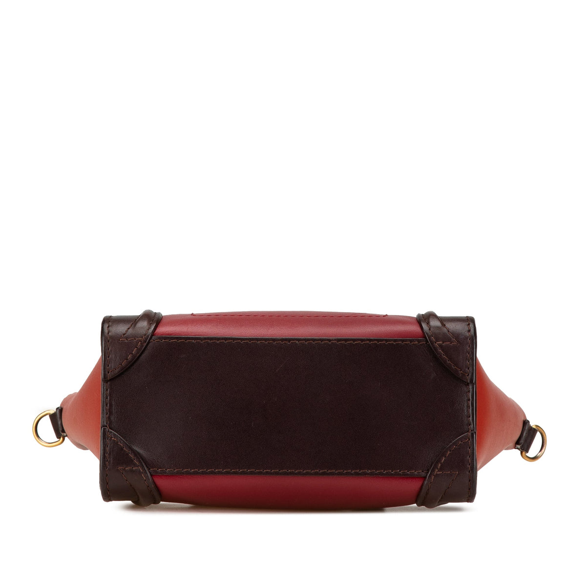 Celine Nano Tricolor Leather Luggage Tote
