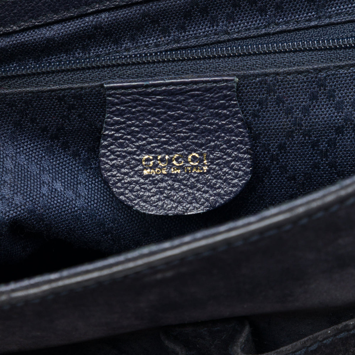Gucci Suede Bamboo Satchel