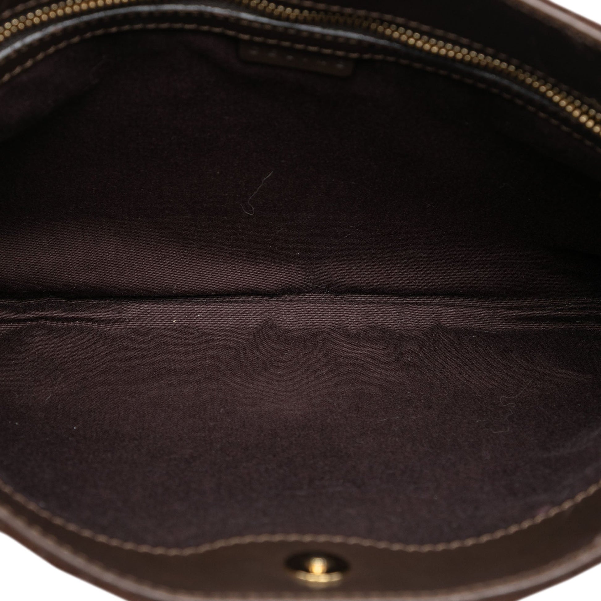Celine C Macadam Suede Shoulder Bag
