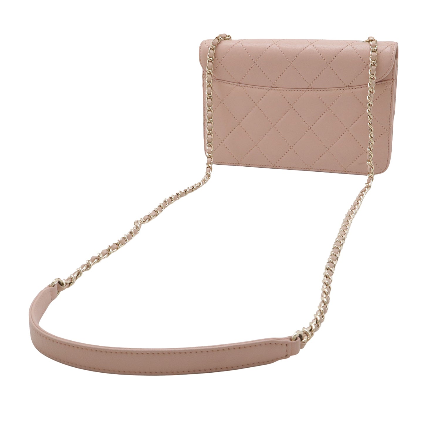 Chanel Mini Quilted Sheepskin Beauty Lock Flap