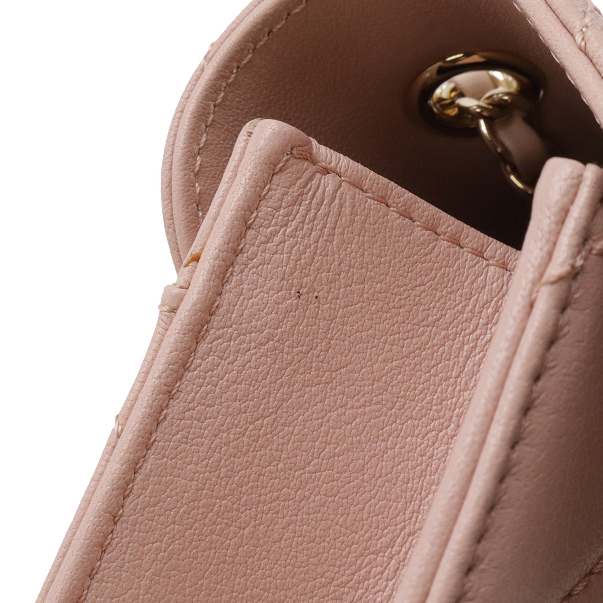 Chanel Mini Quilted Sheepskin Beauty Lock Flap