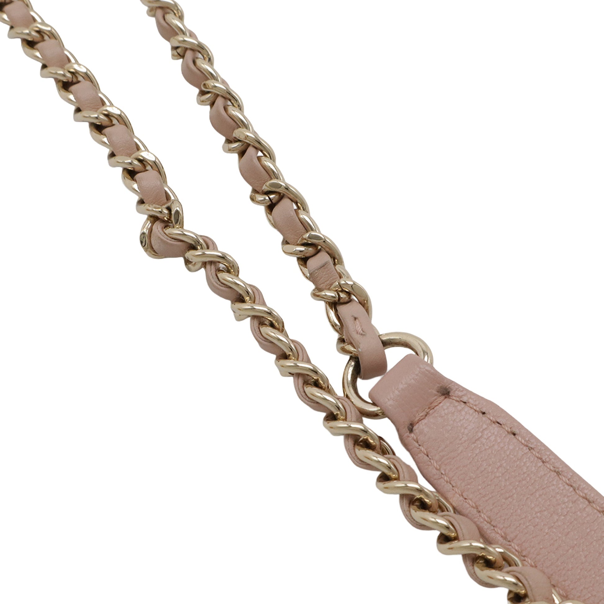Chanel Mini Quilted Sheepskin Beauty Lock Flap