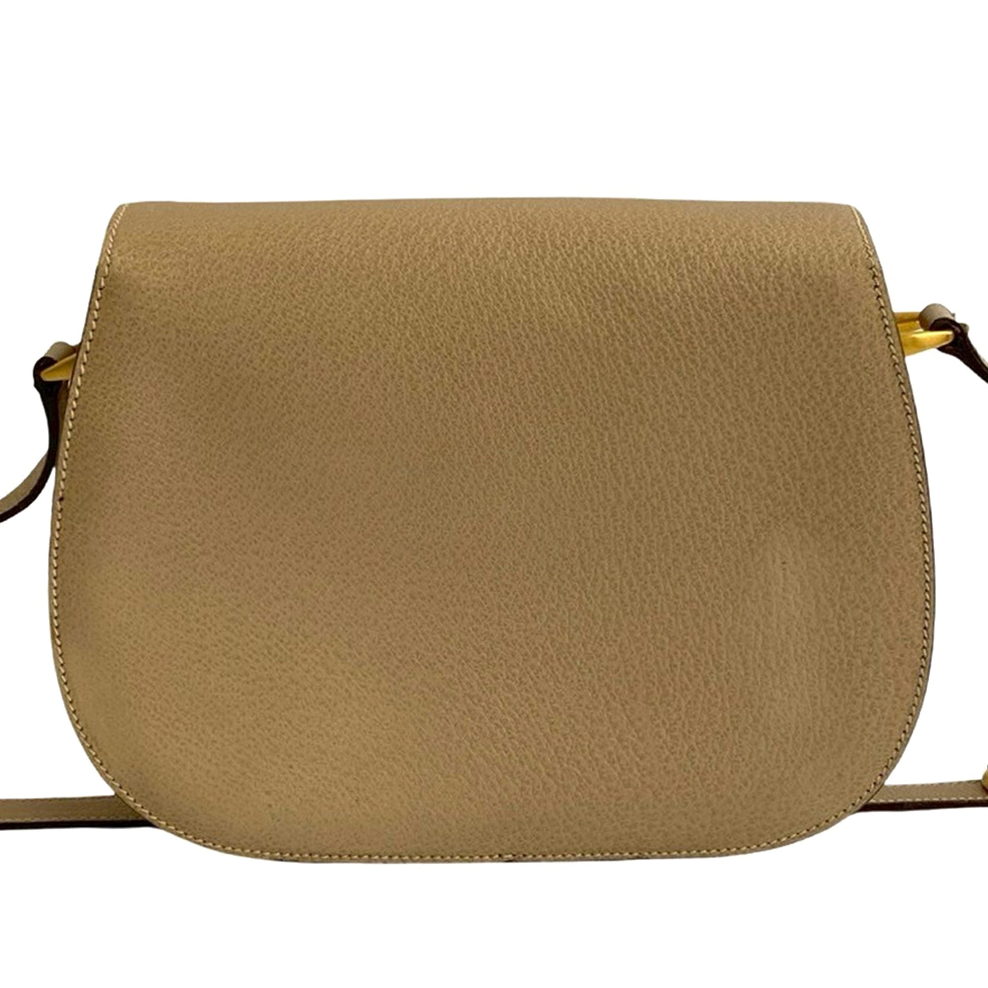 Gucci Grained Calfskin Bamboo Crossbody
