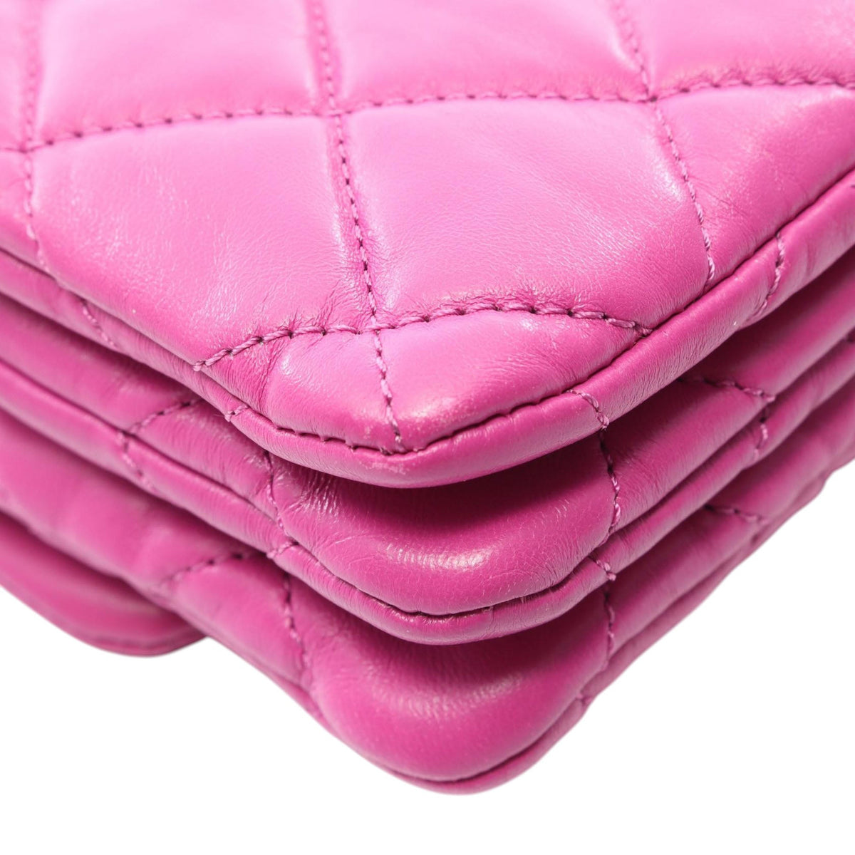 Chanel Small Quilted Lambskin On And On Chain Flap