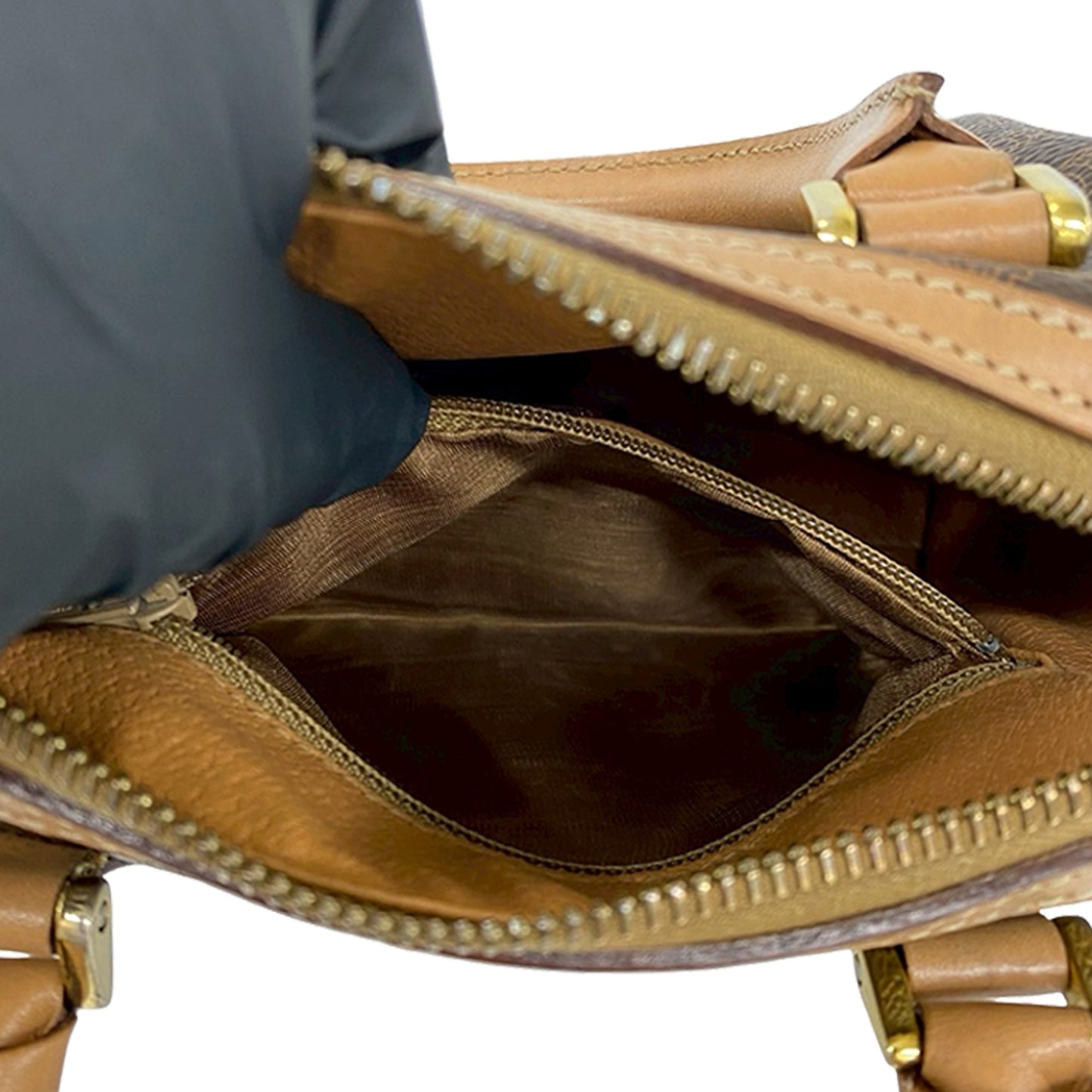 Celine Macadam Coated Canvas Satchel