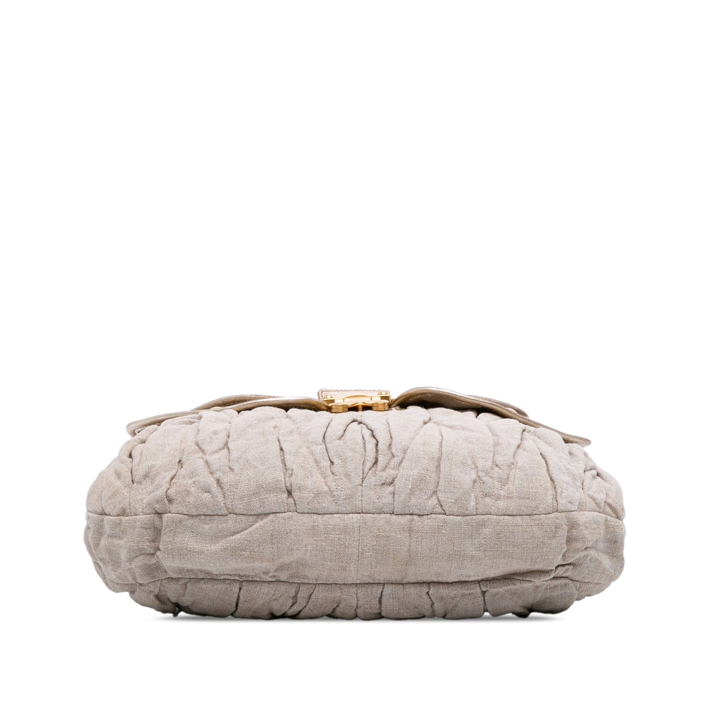 Miu Miu Matelasse Canvas Coffer Satchel