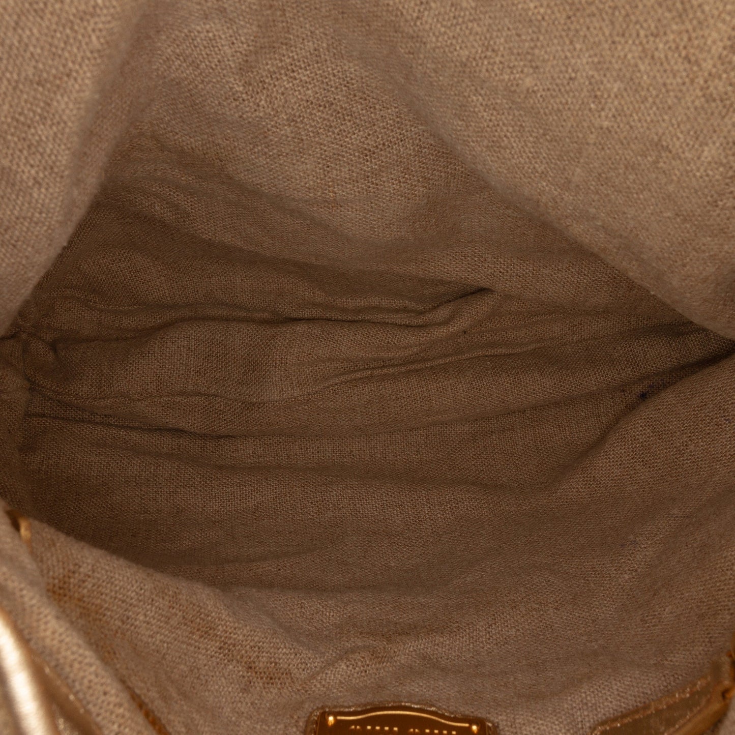 Miu Miu Matelasse Canvas Coffer Satchel