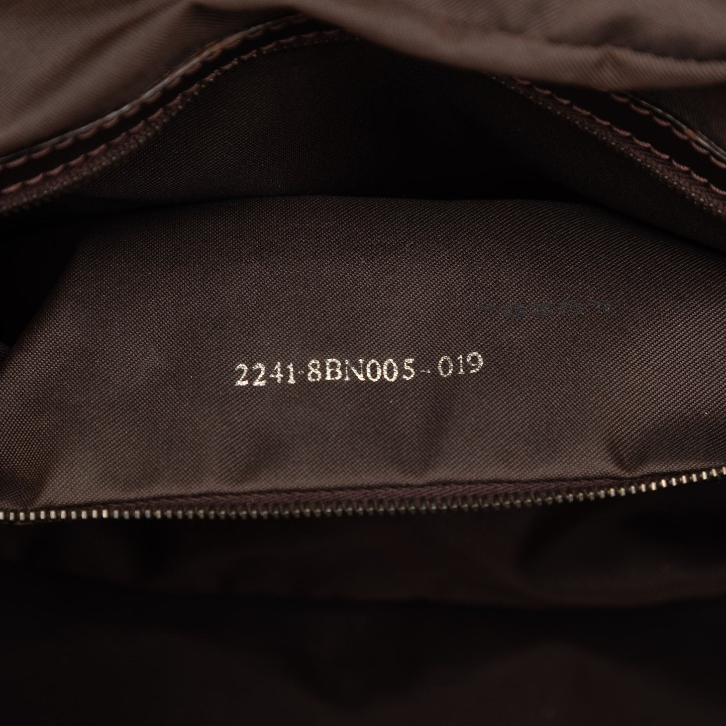 Fendi Zucchino Canvas Shoulder Bag
