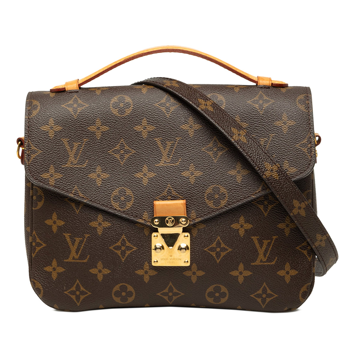 Louis Vuitton Monogram Pochette Metis — Brown