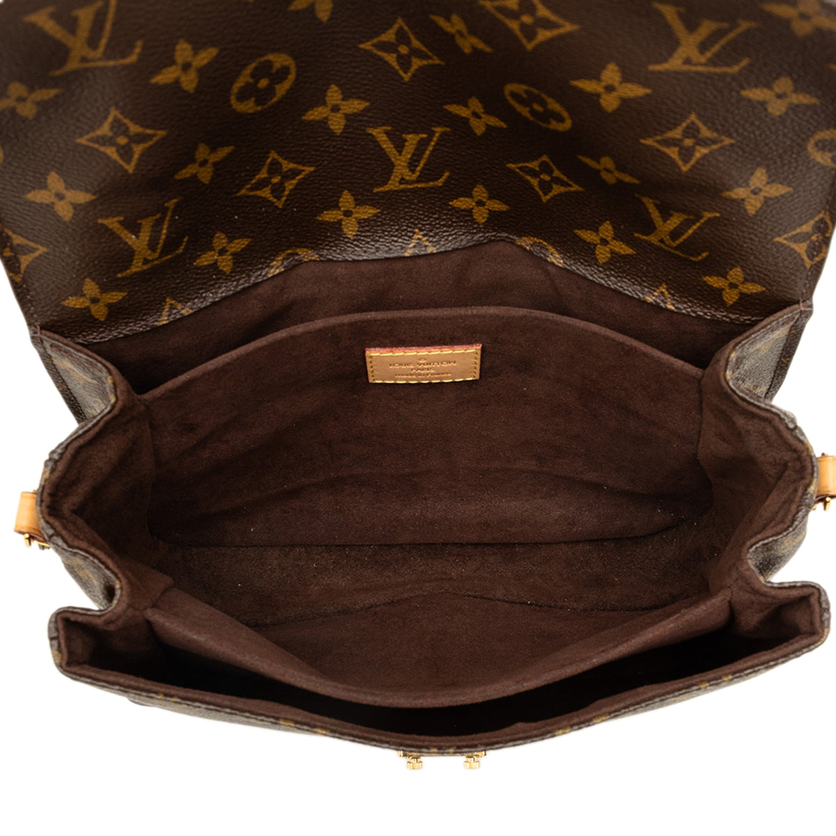 Louis Vuitton Monogram Pochette Metis — Brown