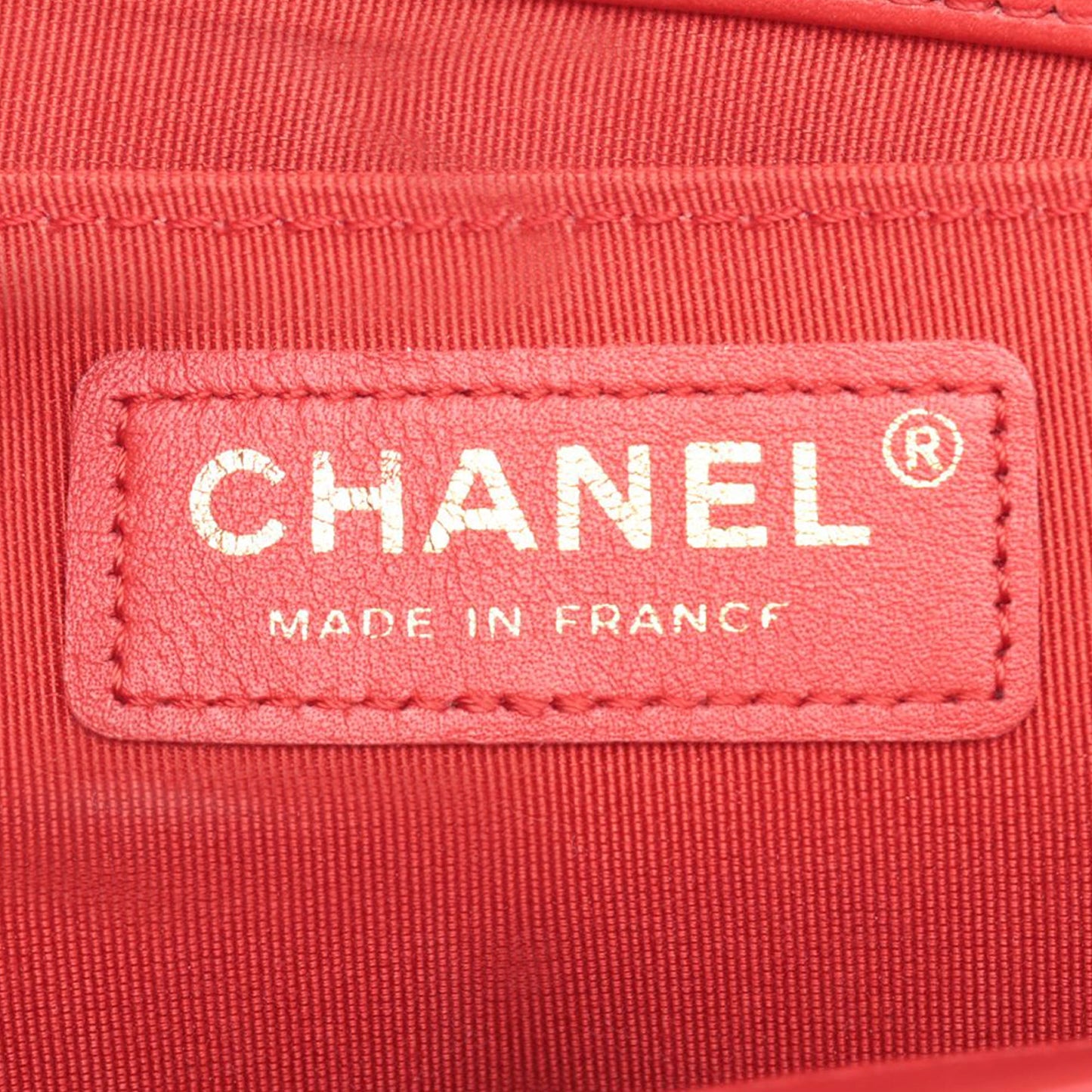 Chanel Small Straw and Lambskin Boy Flap