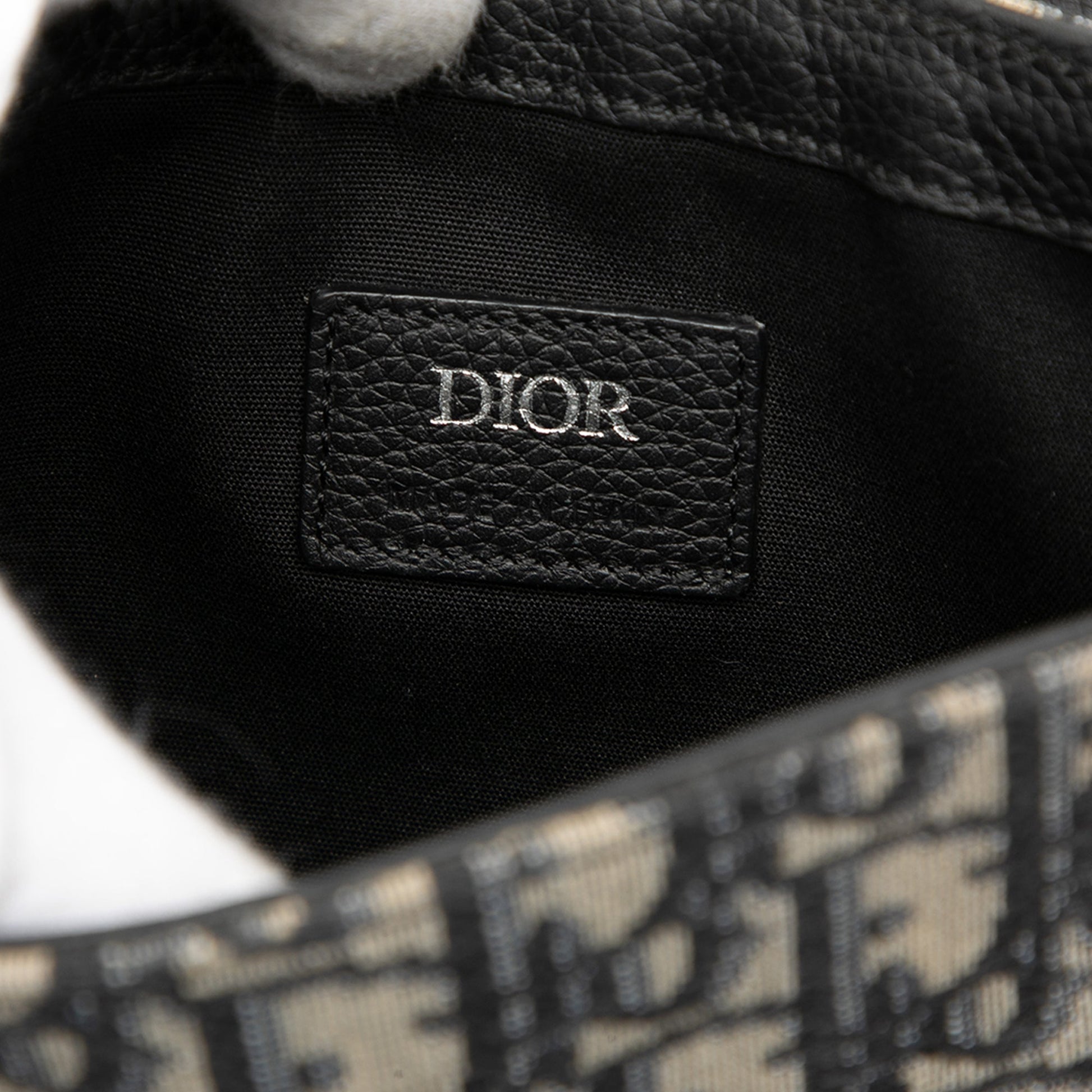 Oblique Canvas Saddle Messenger Bag